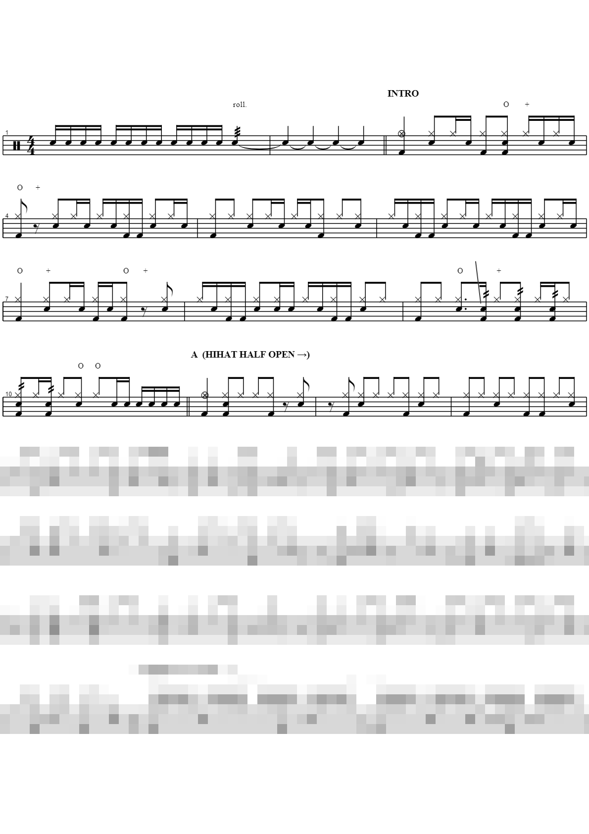 jungle fiction Sheet Music Preview
