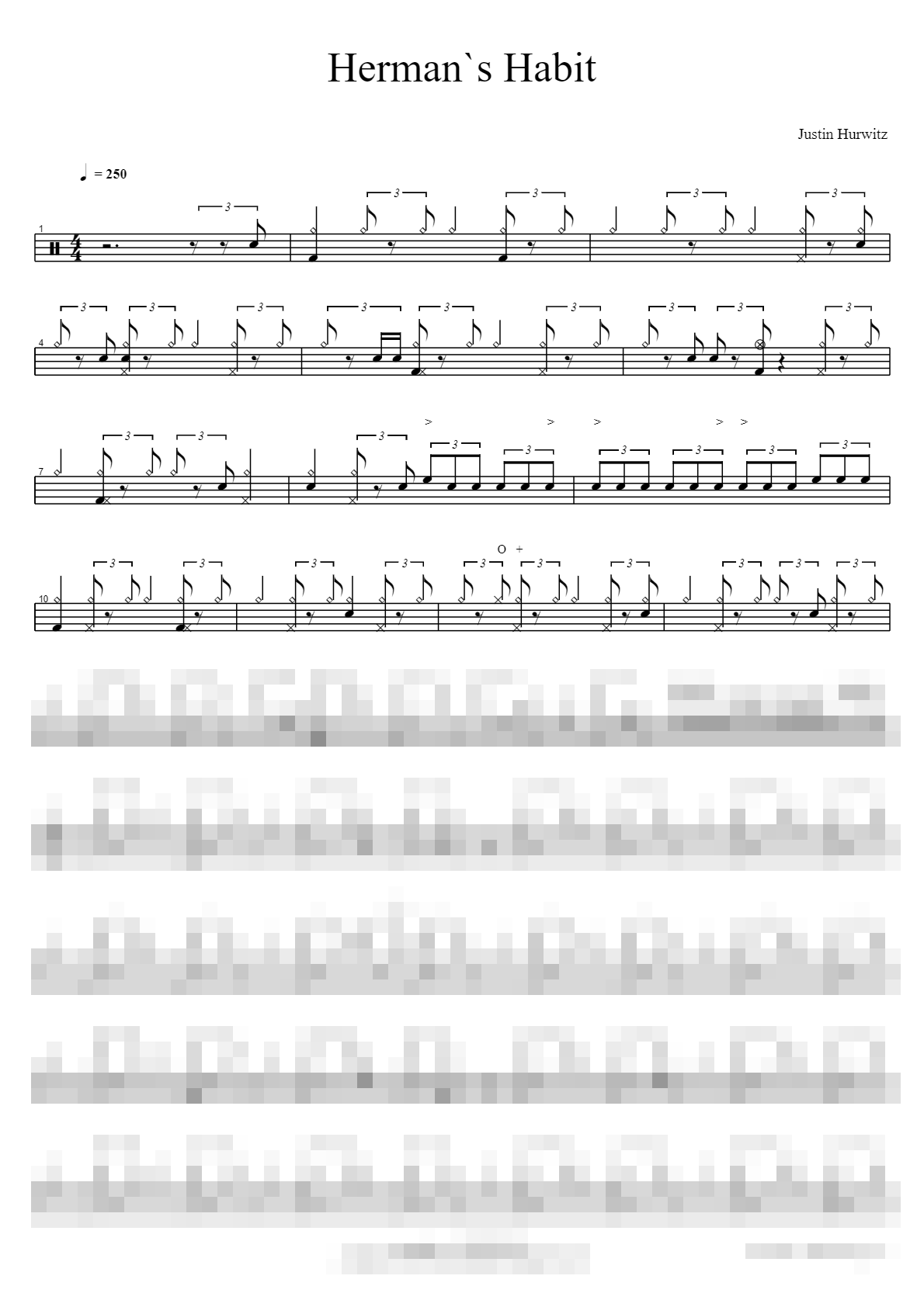 Herman’s Habit Sheet Music Preview