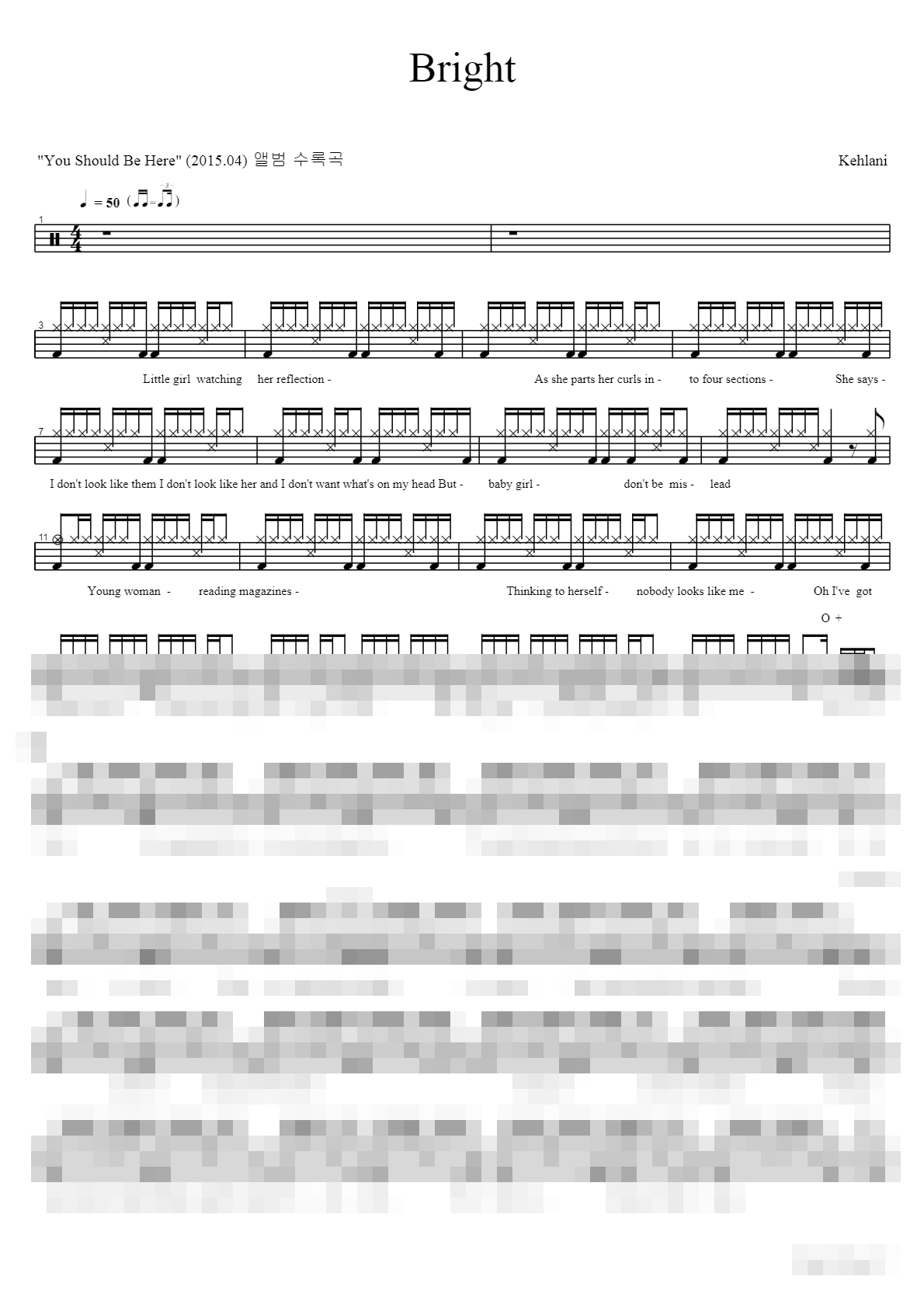 Bright Sheet Music Preview