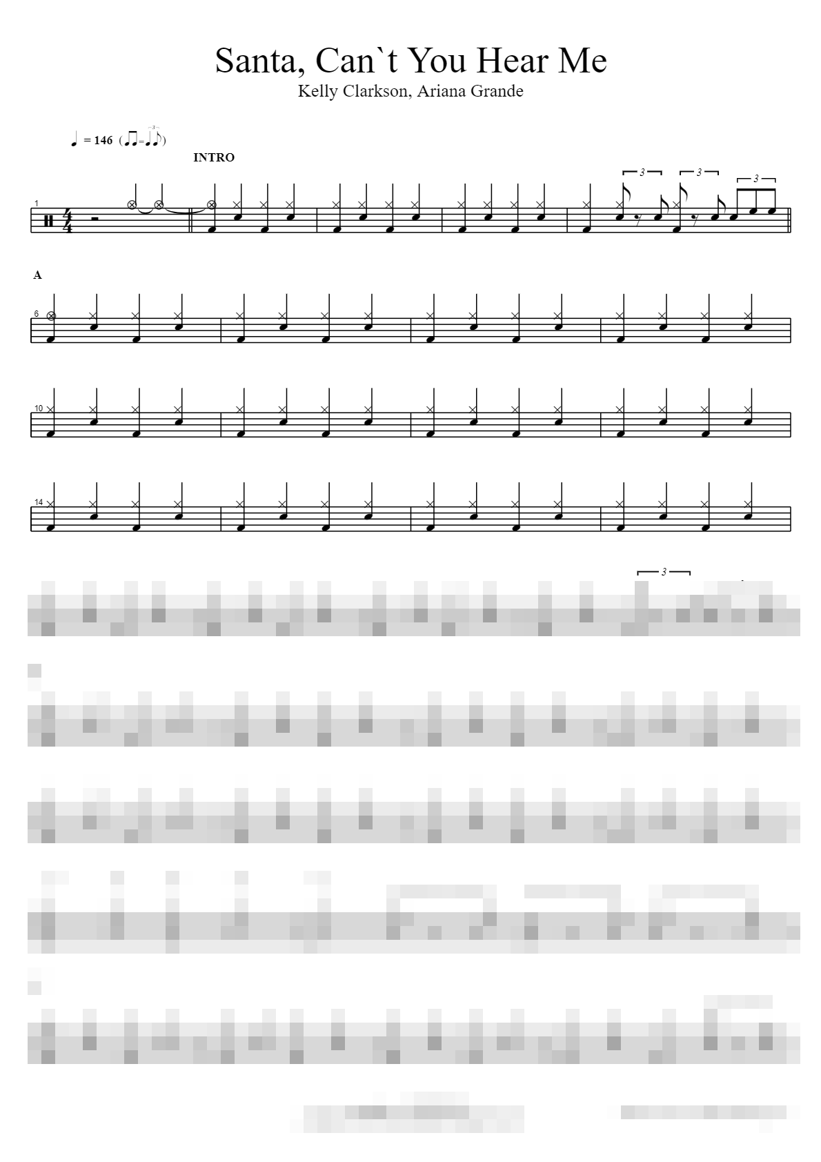 Santa, Can`t You Hear Me Sheet Music Preview