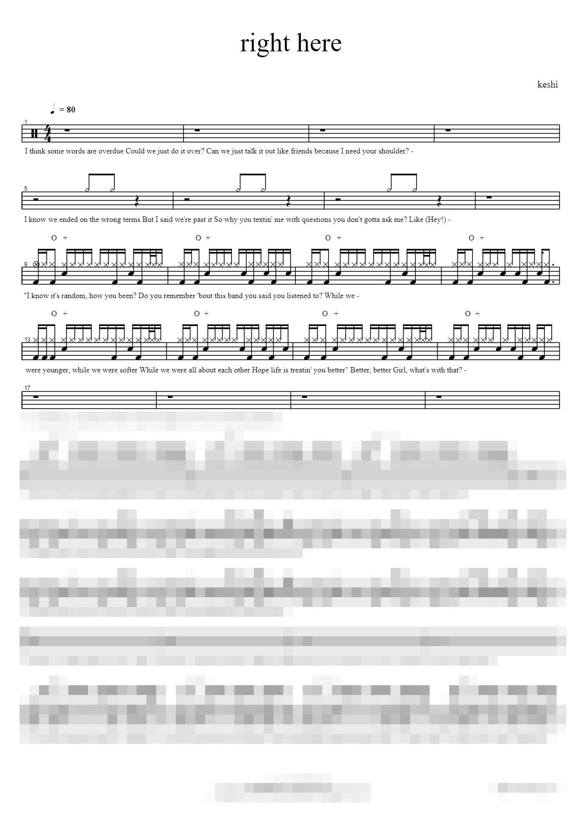 right here Sheet Music Preview