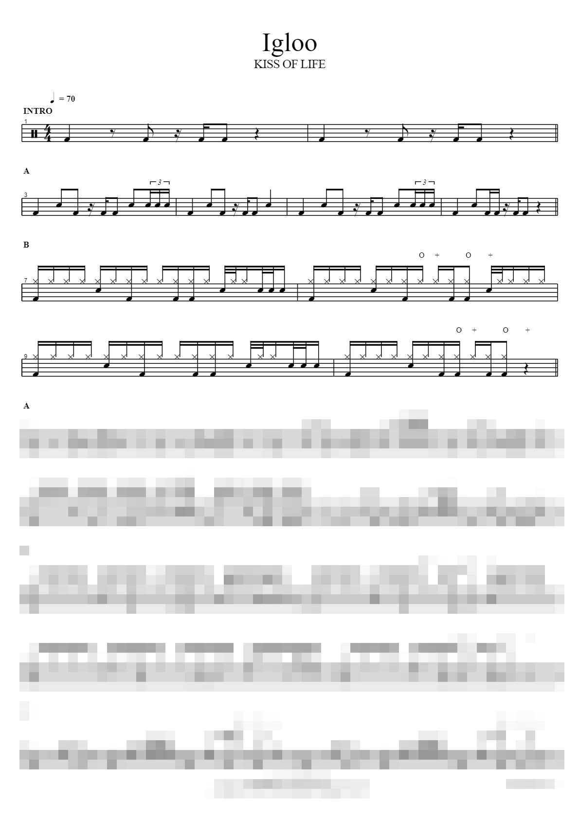 Igloo Sheet Music Preview