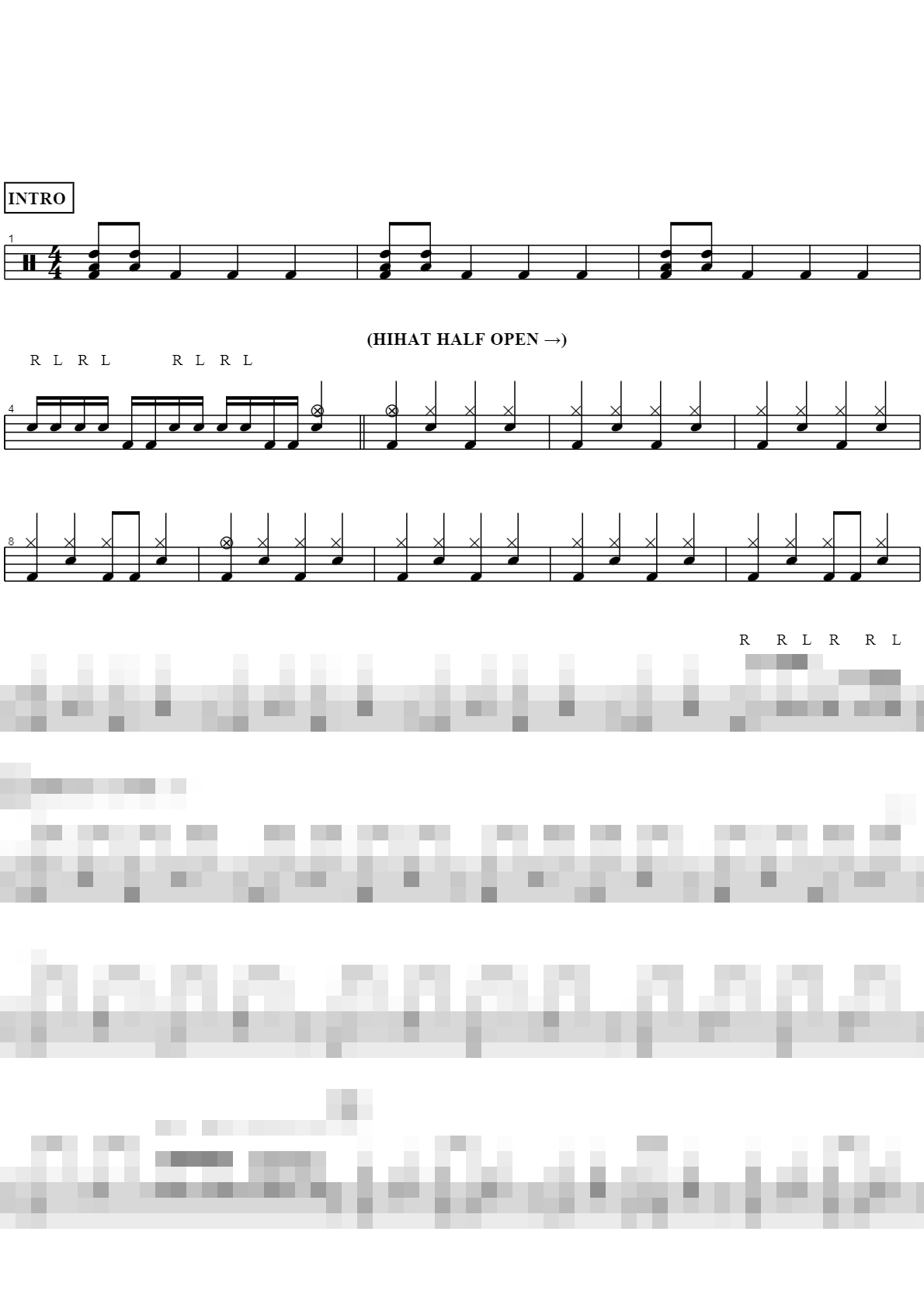 Vodka Sheet Music Preview