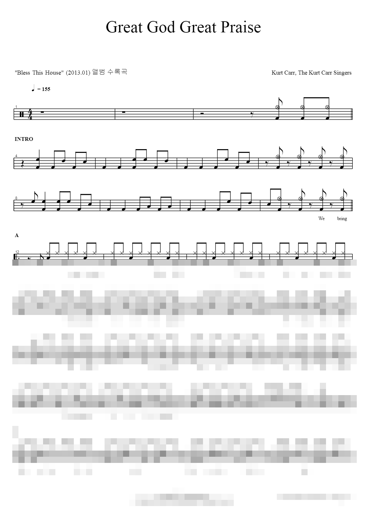 Great God Great Praise Sheet Music Preview