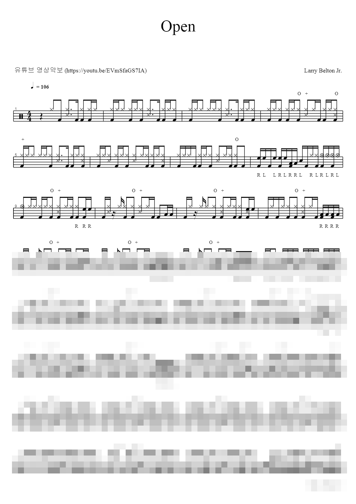 Open Sheet Music Preview