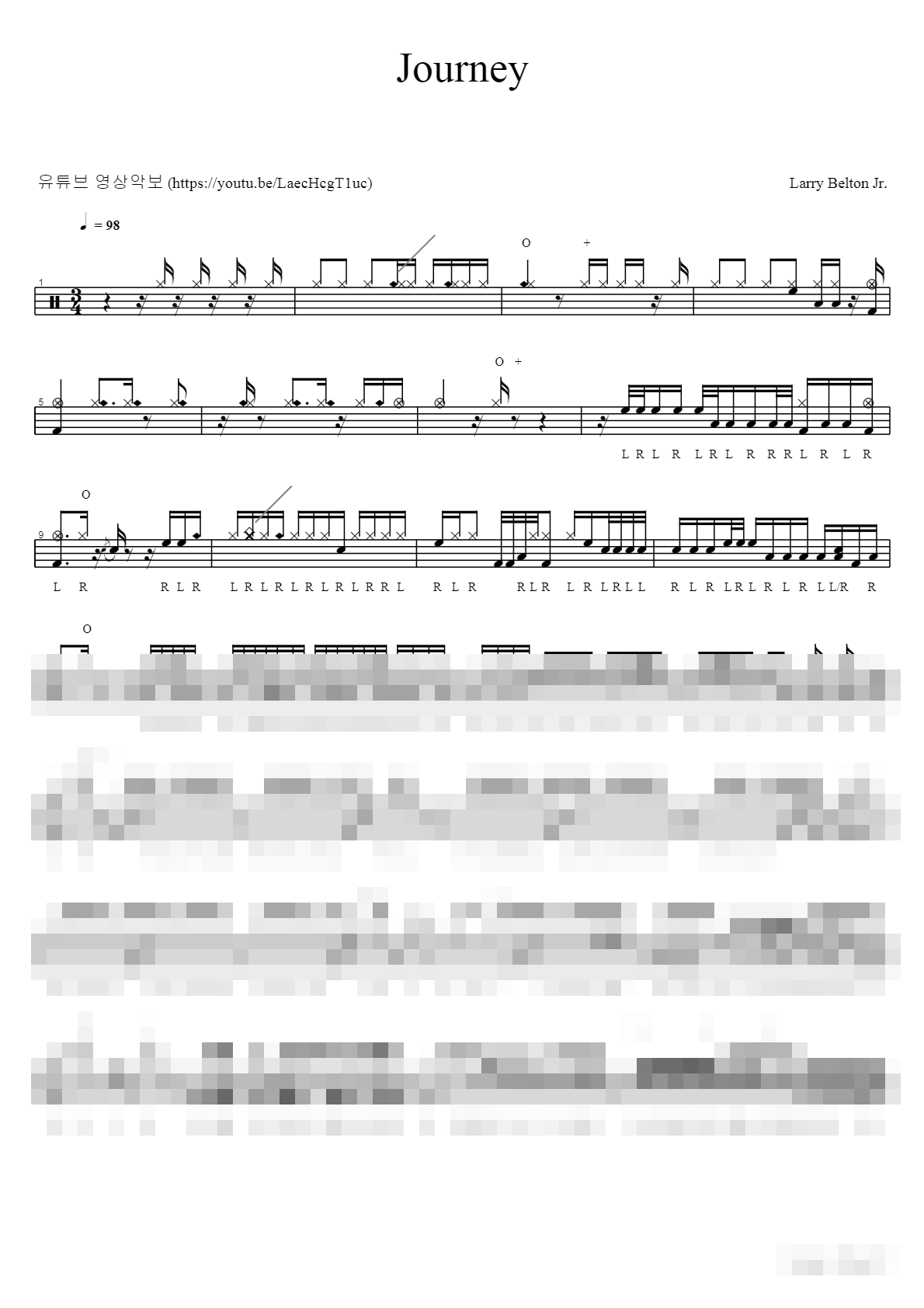 Journey Sheet Music Preview