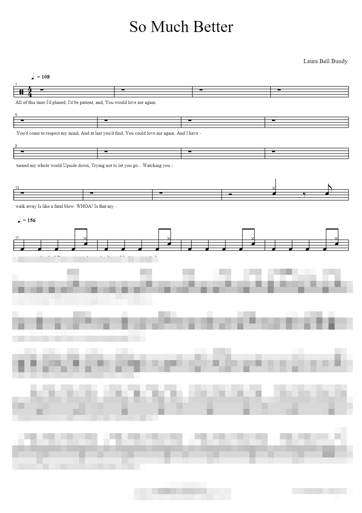 So Much Better Sheet Music Preview