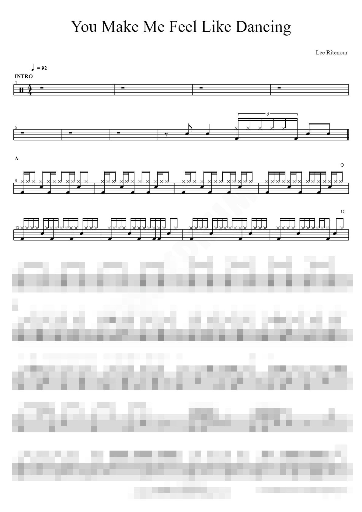 You Make Me Feel Like Dancing Sheet Music Preview