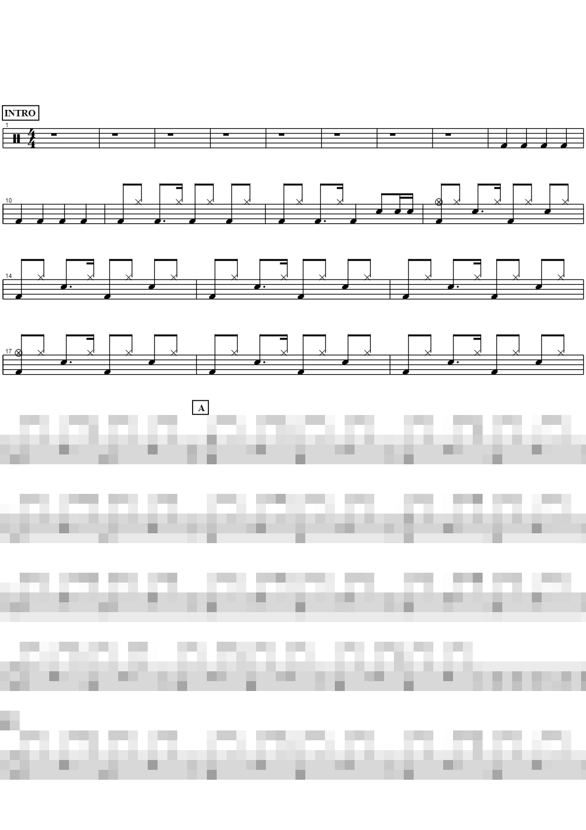 burn it down Sheet Music Preview