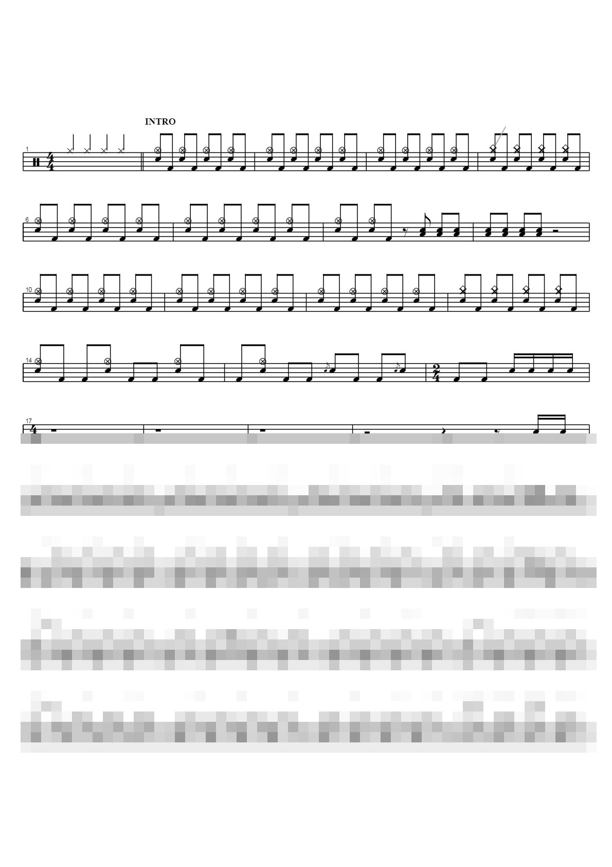 Guilty All The Same Sheet Music Preview