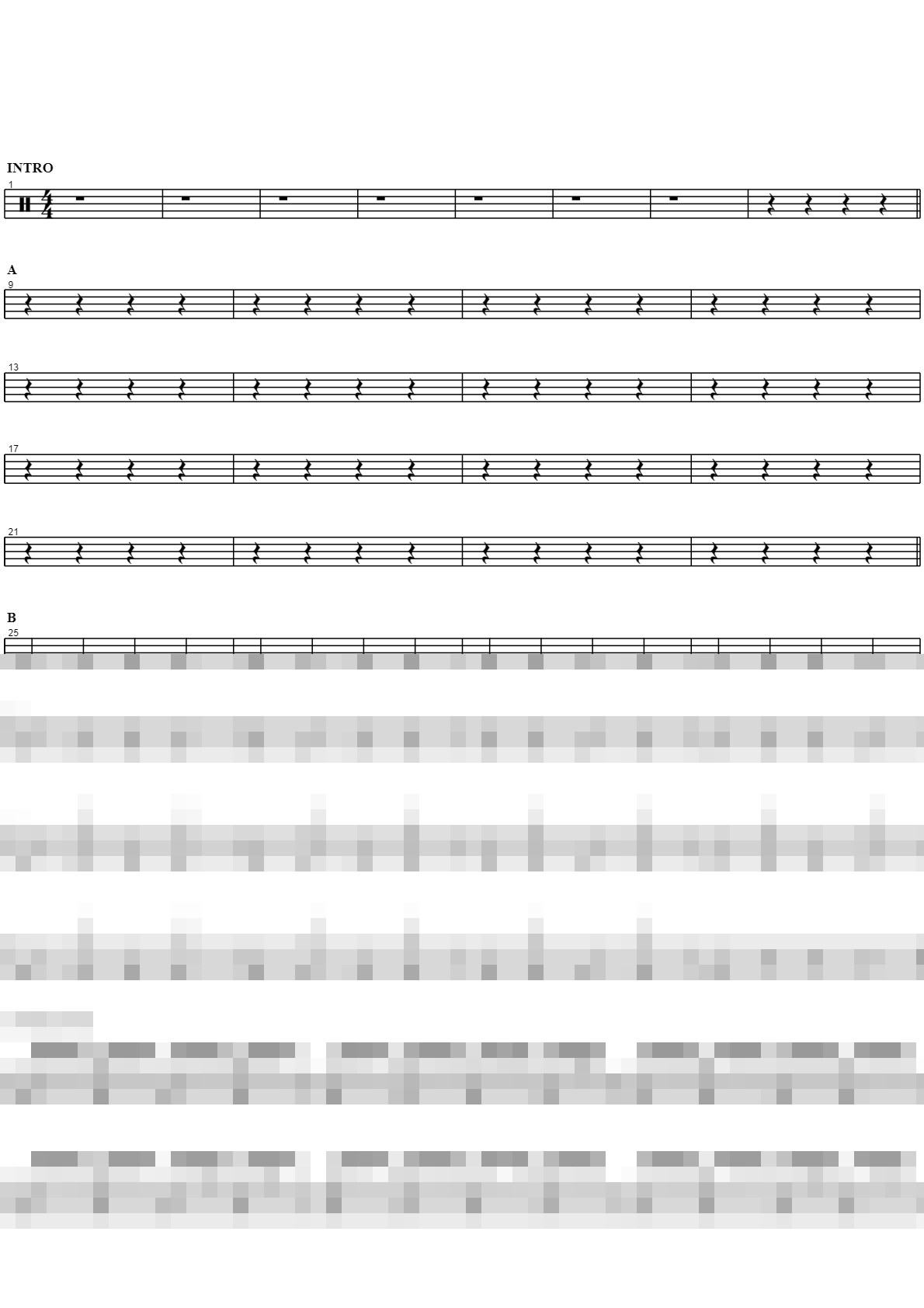iridescent Sheet Music Preview