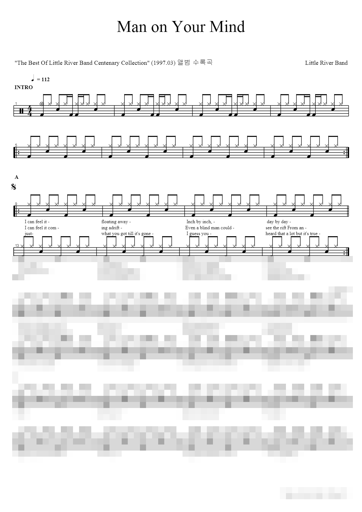 Man on Your Mind Sheet Music Preview