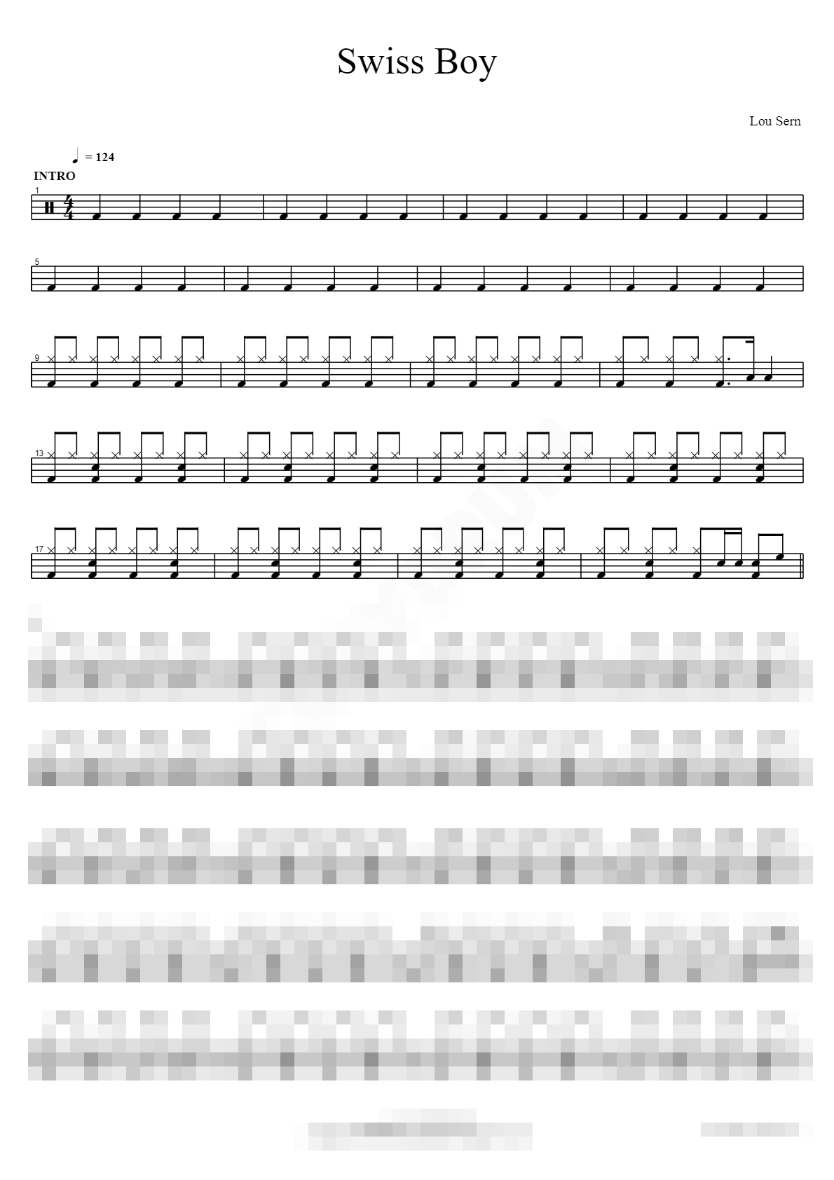 Swiss Boy Sheet Music Preview