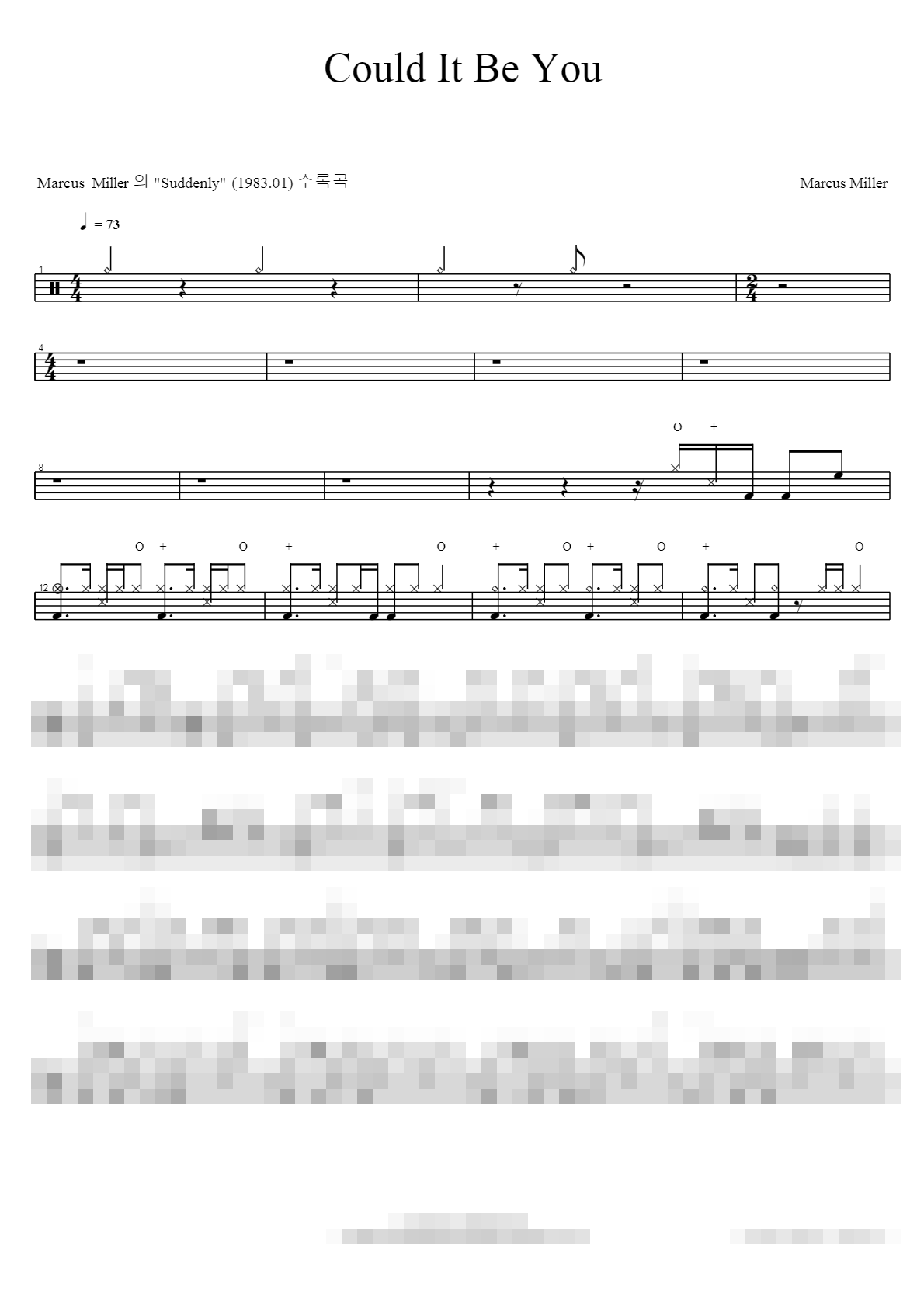Could It Be You Sheet Music Preview