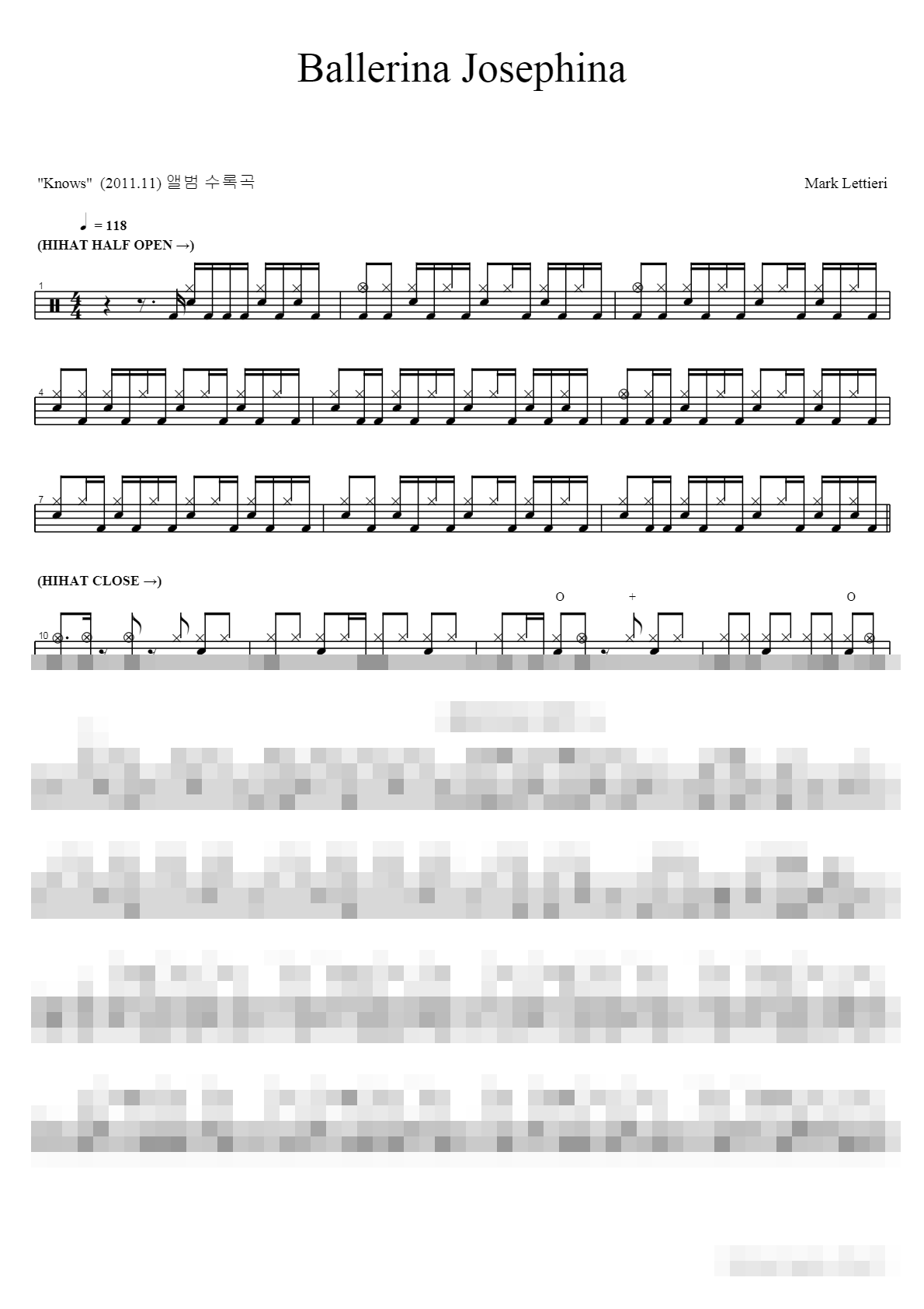 Ballerina Josephina Sheet Music Preview