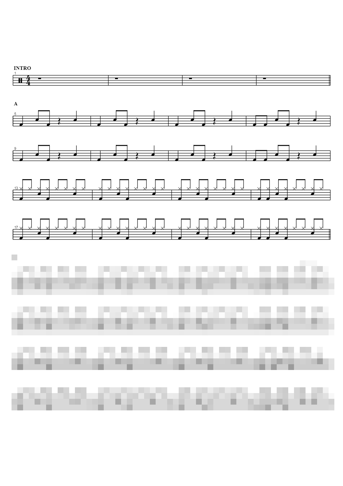 Sugar Sheet Music Preview
