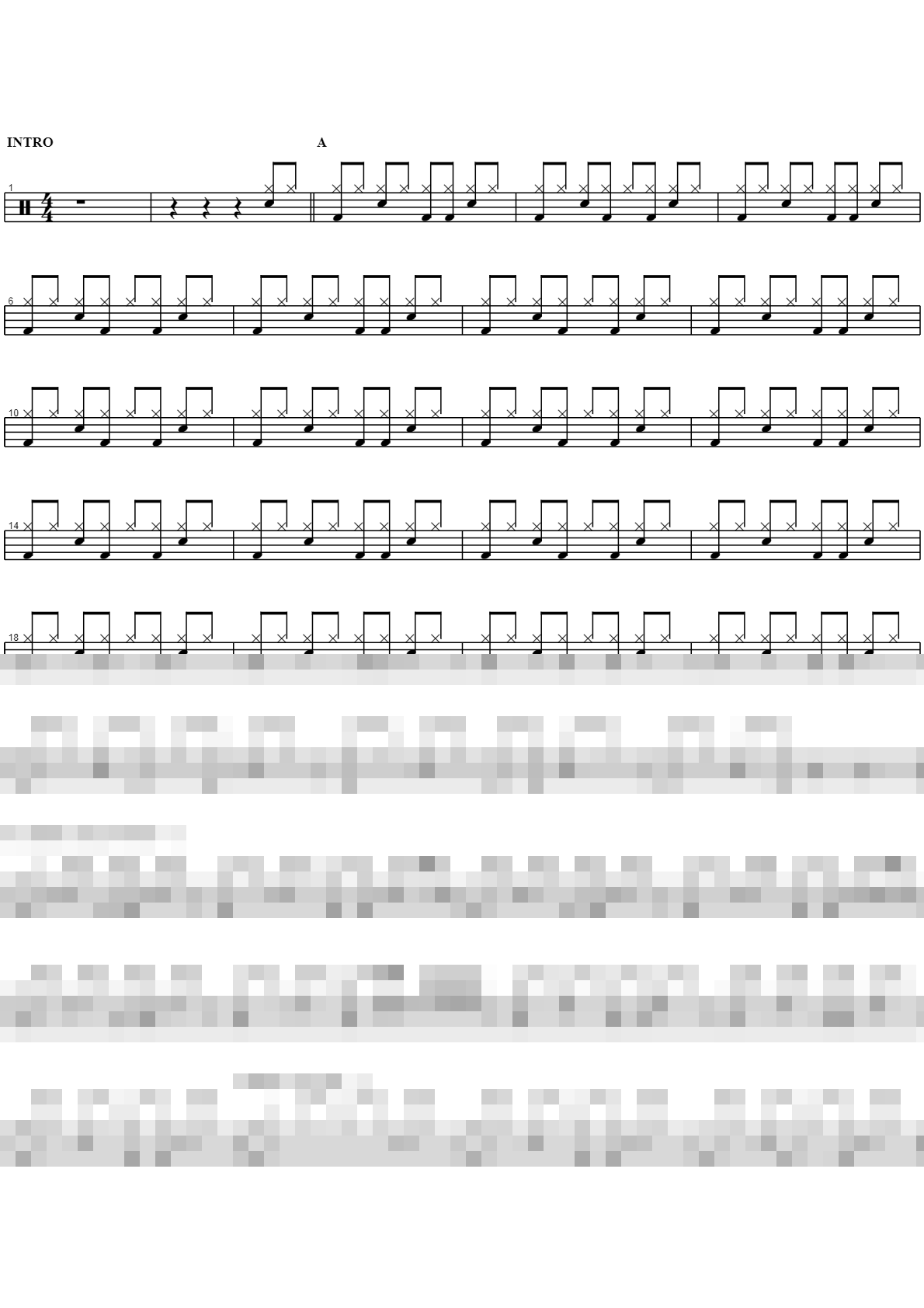 Since U Been Gone Sheet Music Preview