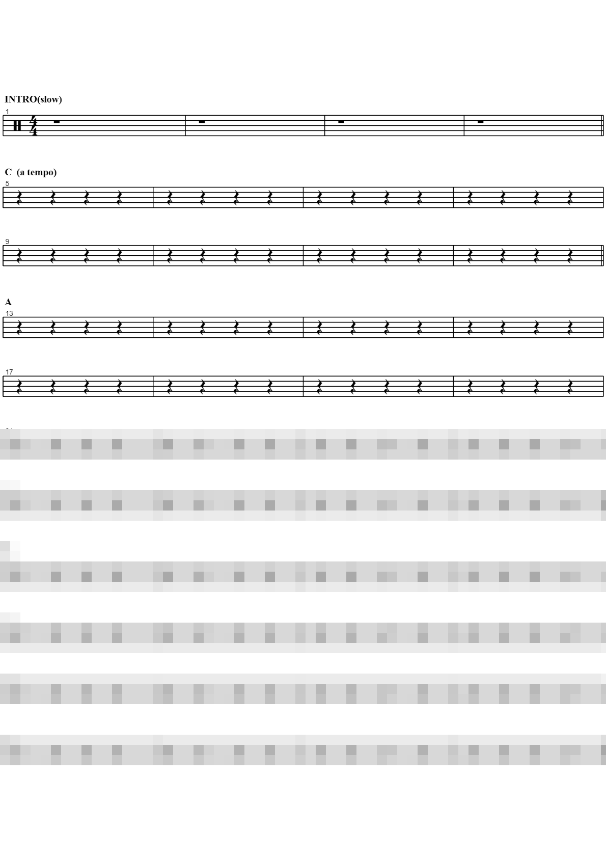 All About You Sheet Music Preview