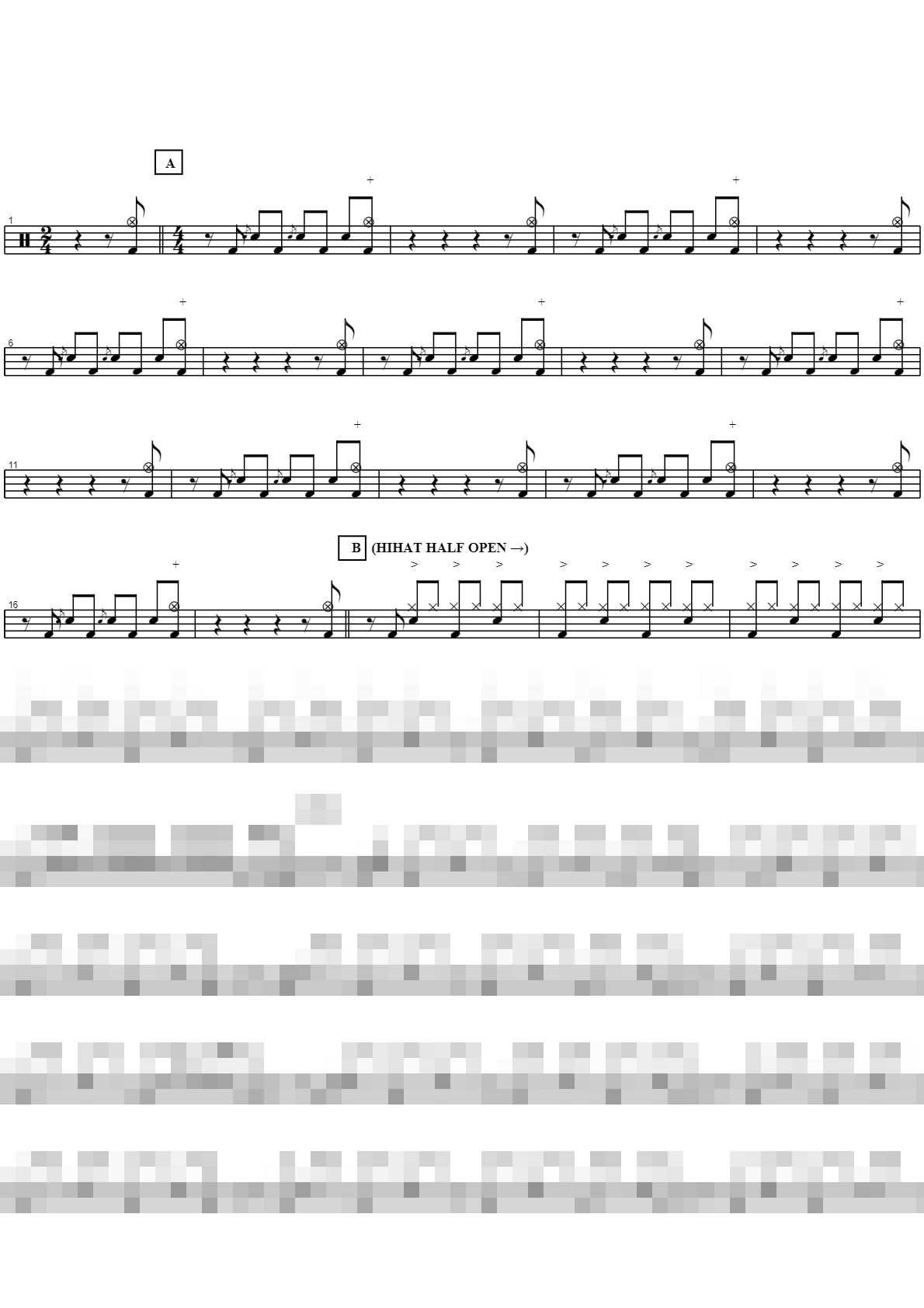 Dread & The Fugitive Mind Sheet Music Preview