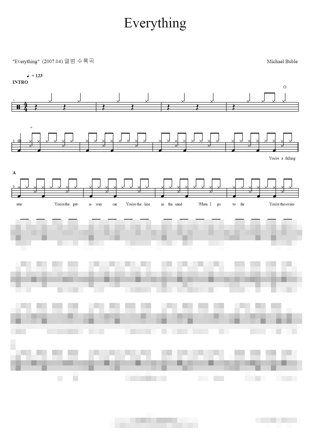 Everything Sheet Music Preview