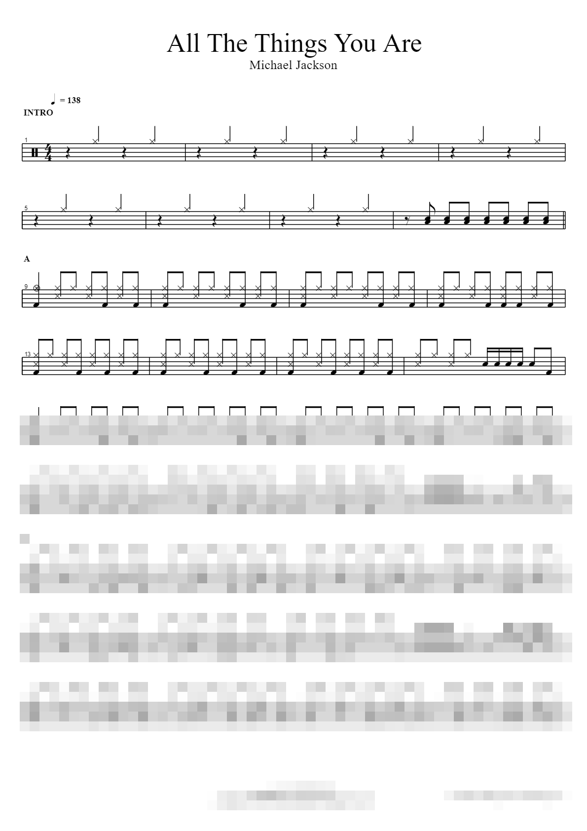 All The Things You Are Sheet Music Preview