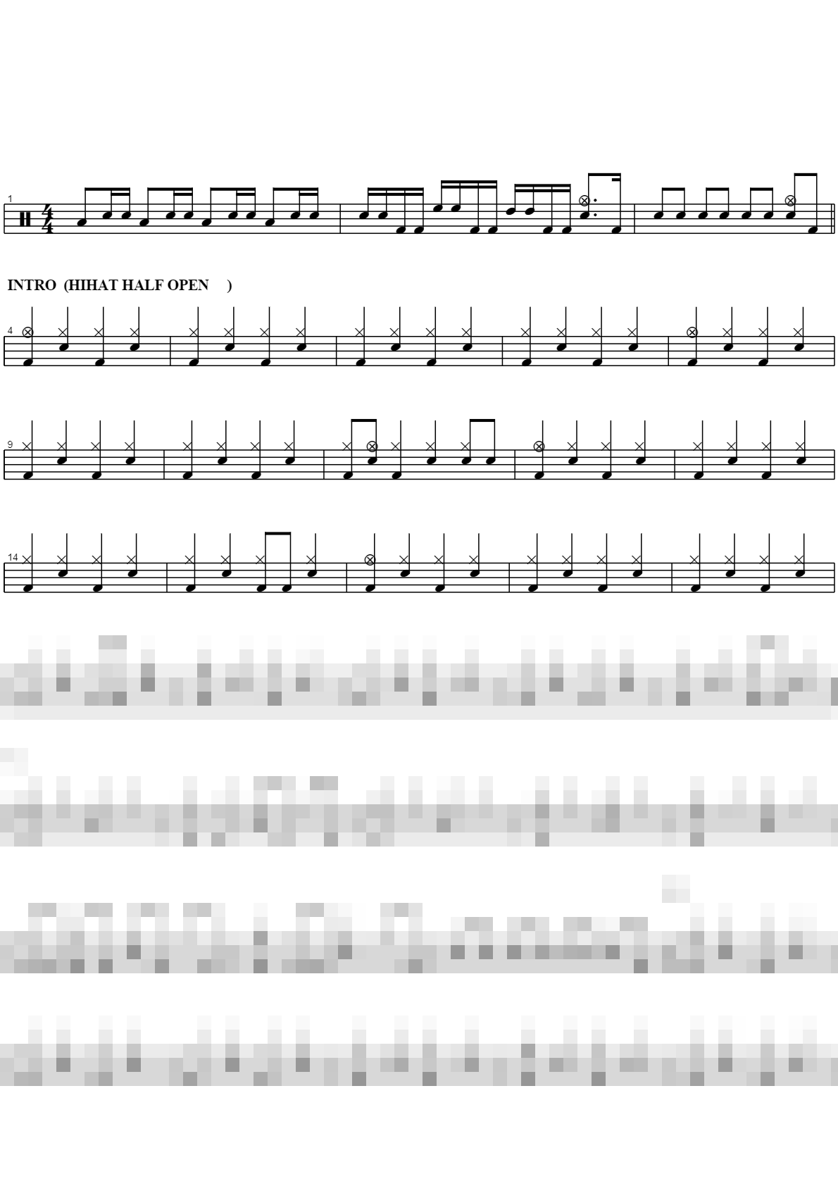 Bastard Sheet Music Preview