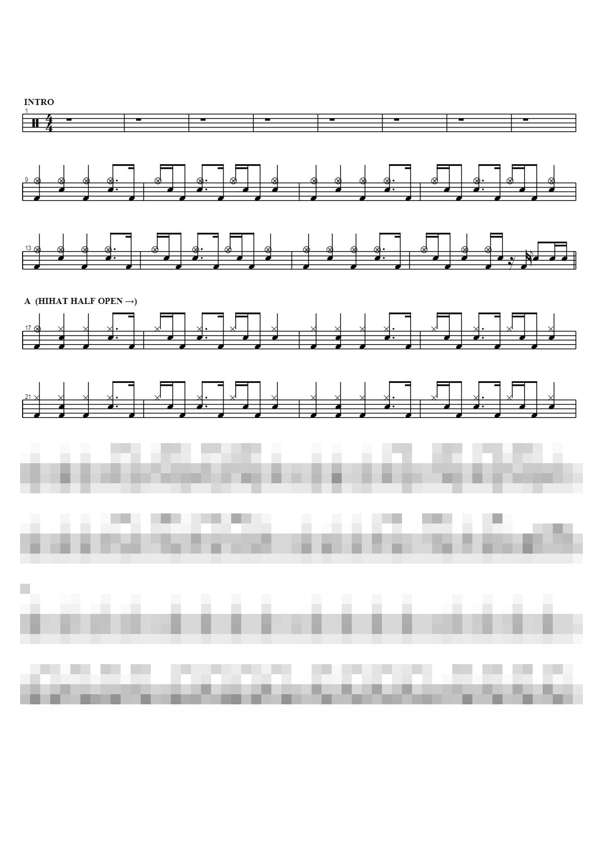 Bliss Sheet Music Preview