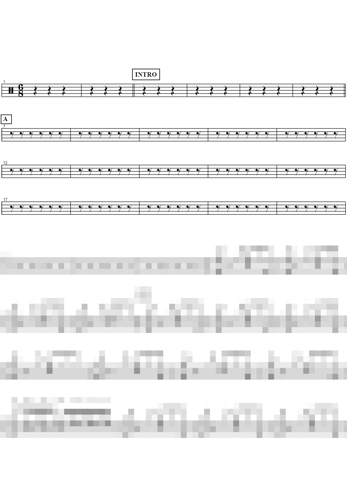 feeling good Sheet Music Preview