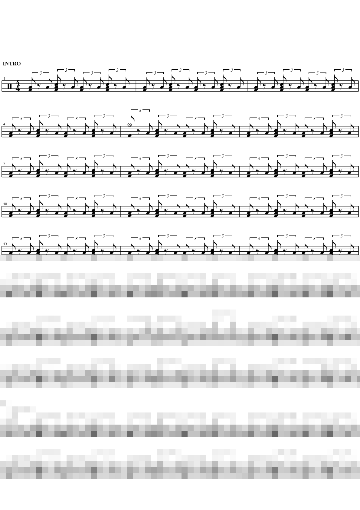 Uprising Sheet Music Preview