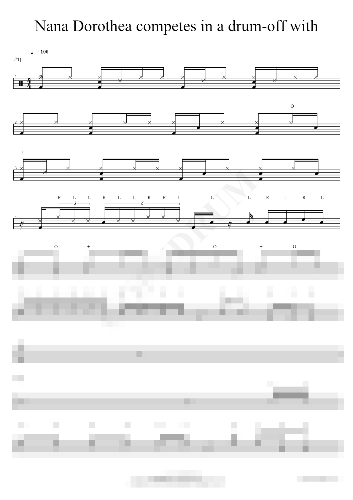 off with Sheet Music Preview