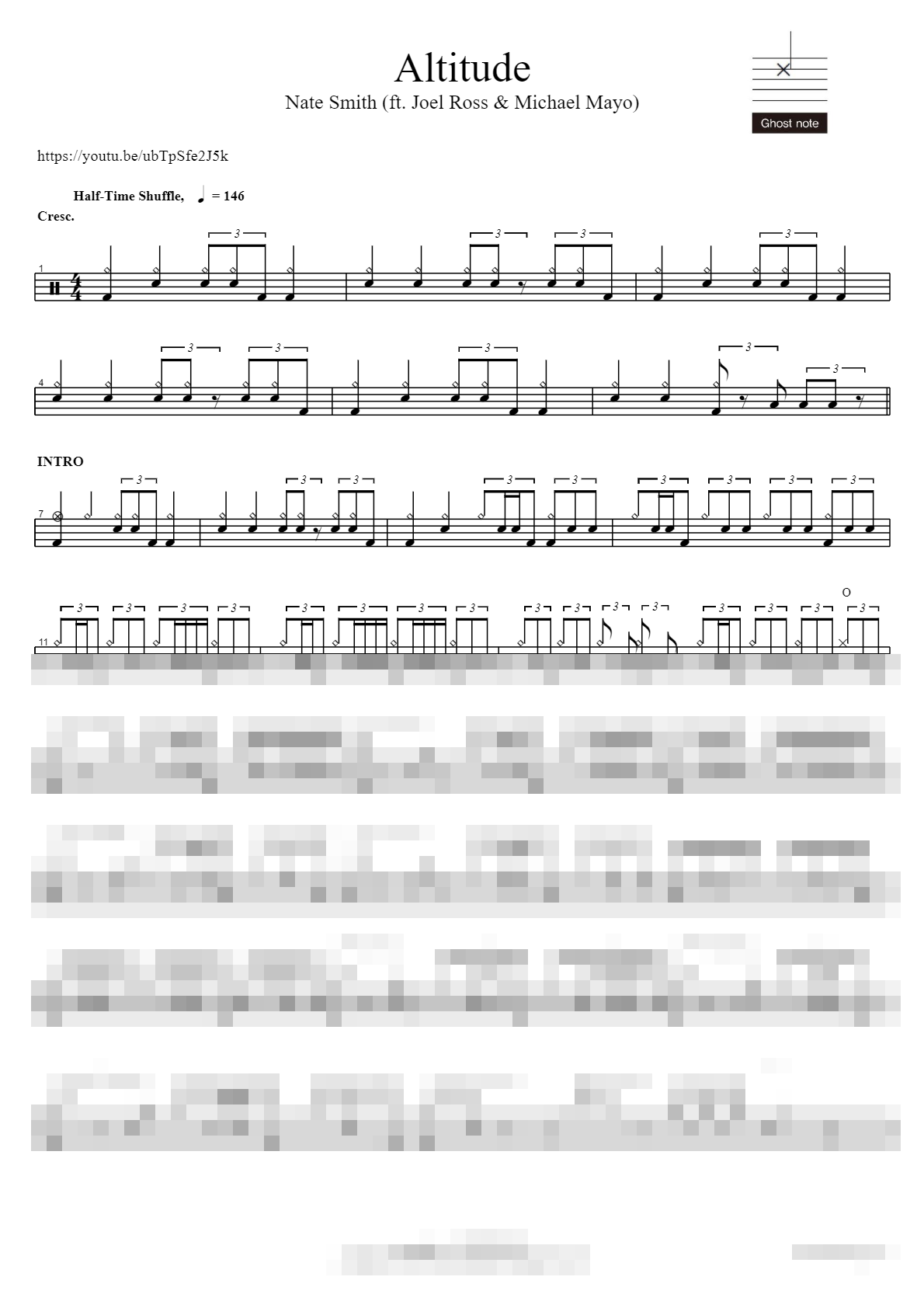 Altitude Sheet Music Preview