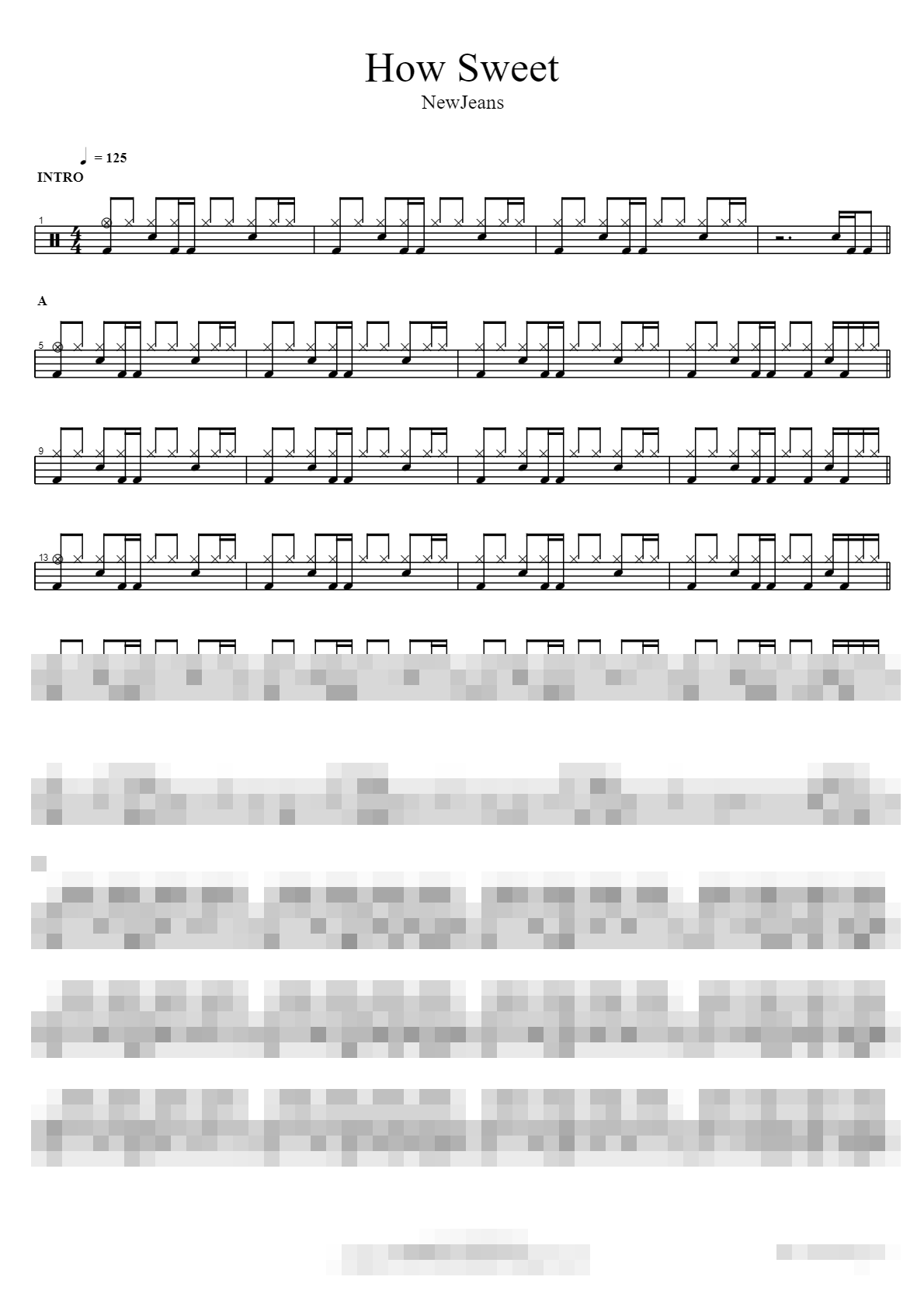How Sweet Sheet Music Preview