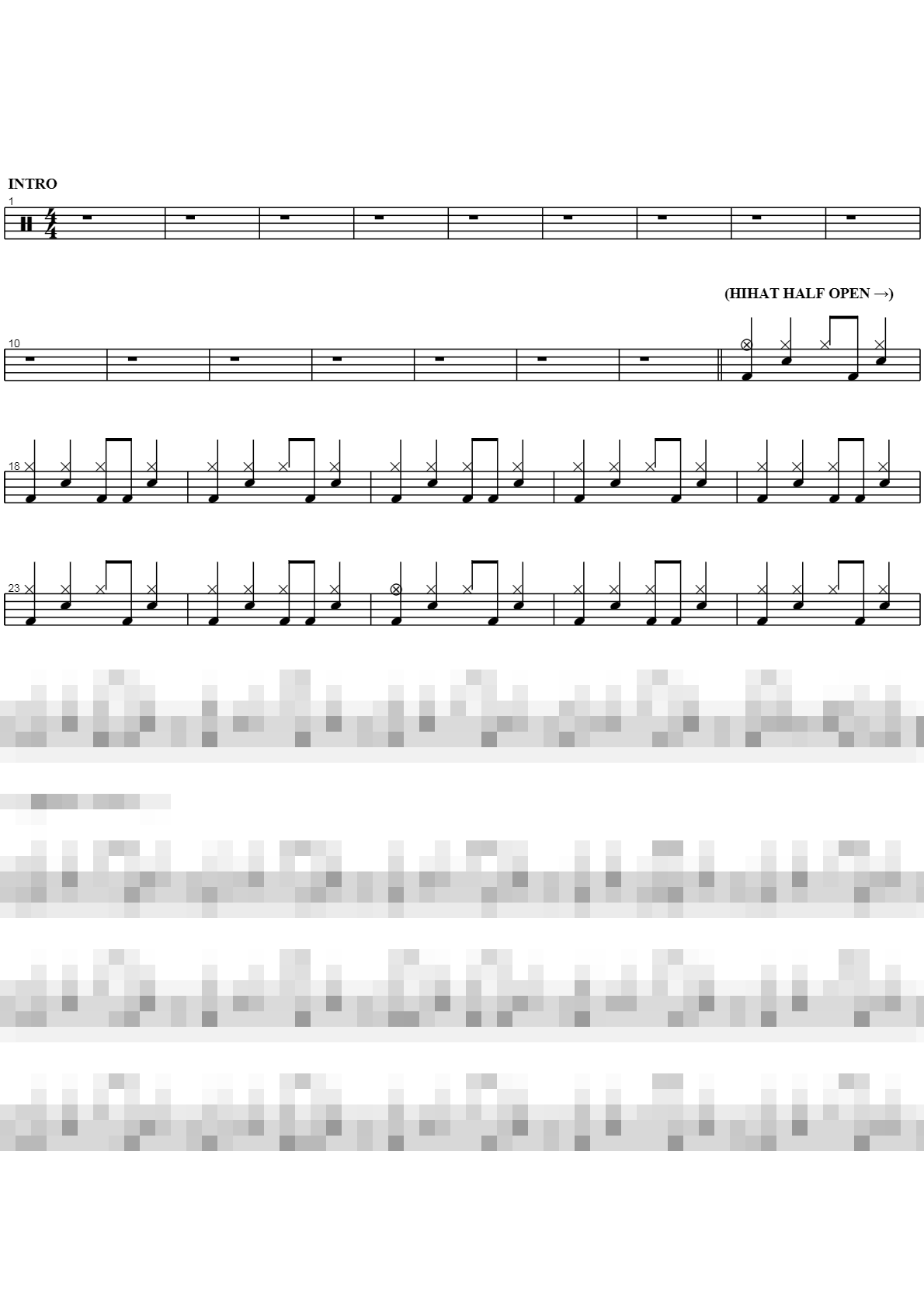 Deep Silent Complete Sheet Music Preview