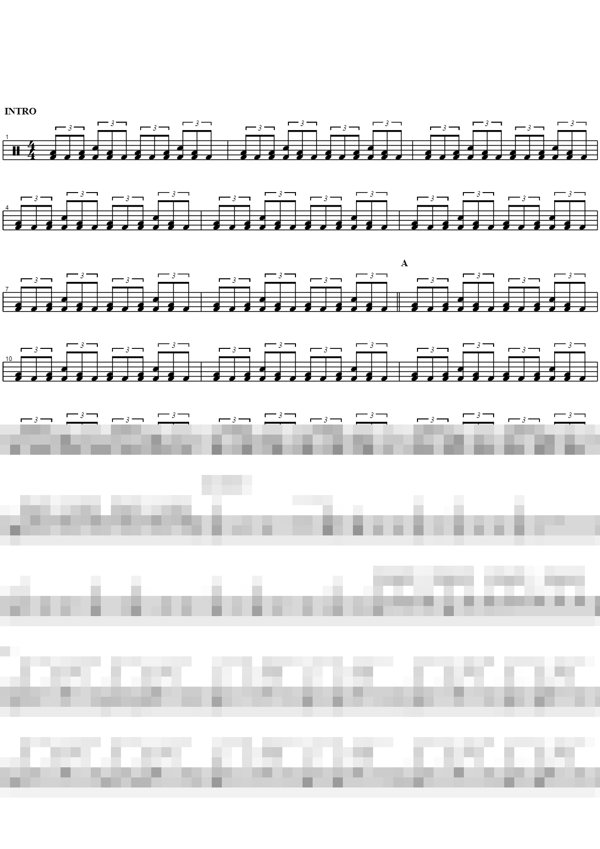 Over The Hills And Far Away Sheet Music Preview