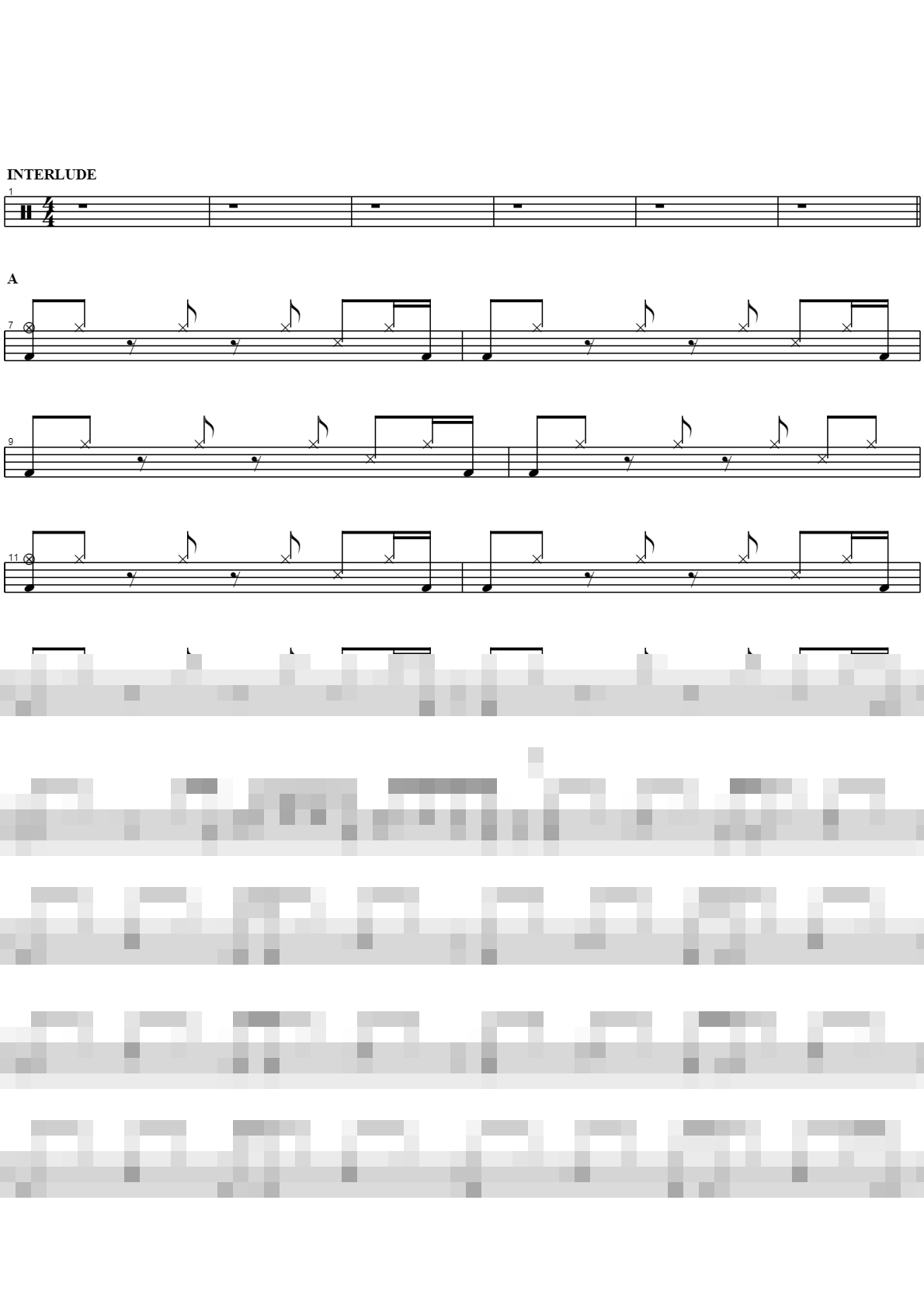 Sleeping Sun Sheet Music Preview