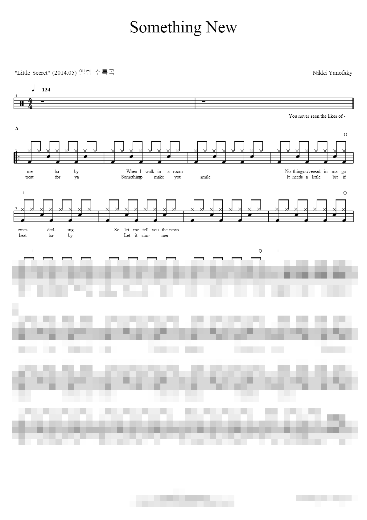 Something New Sheet Music Preview
