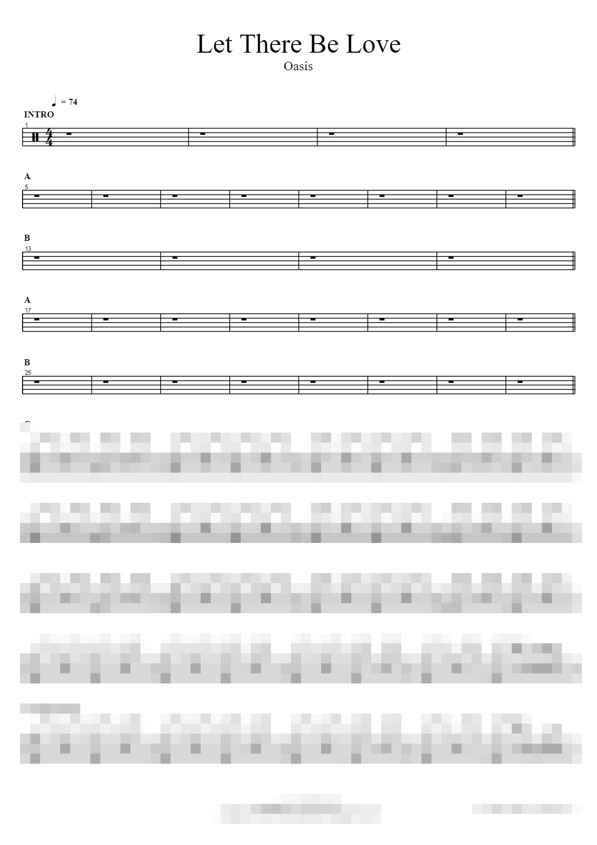 Let There Be Love Sheet Music Preview