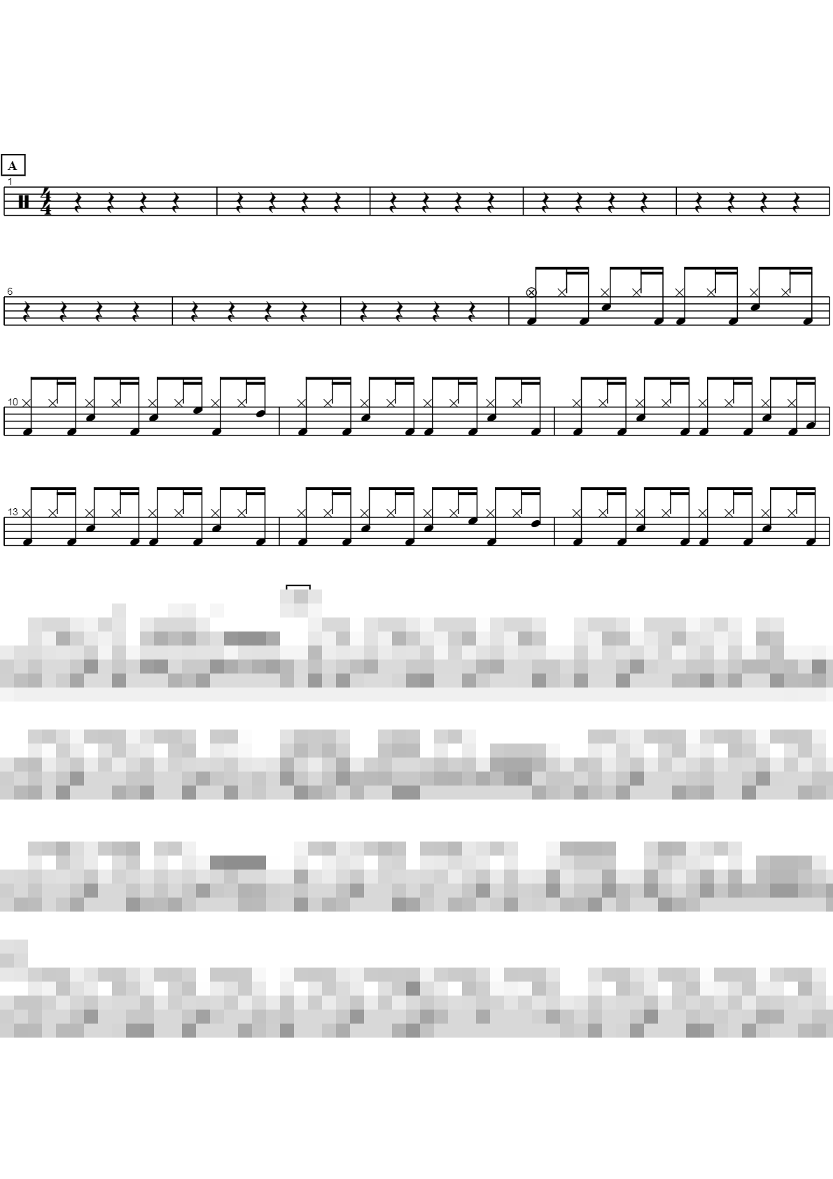 Scars Sheet Music Preview