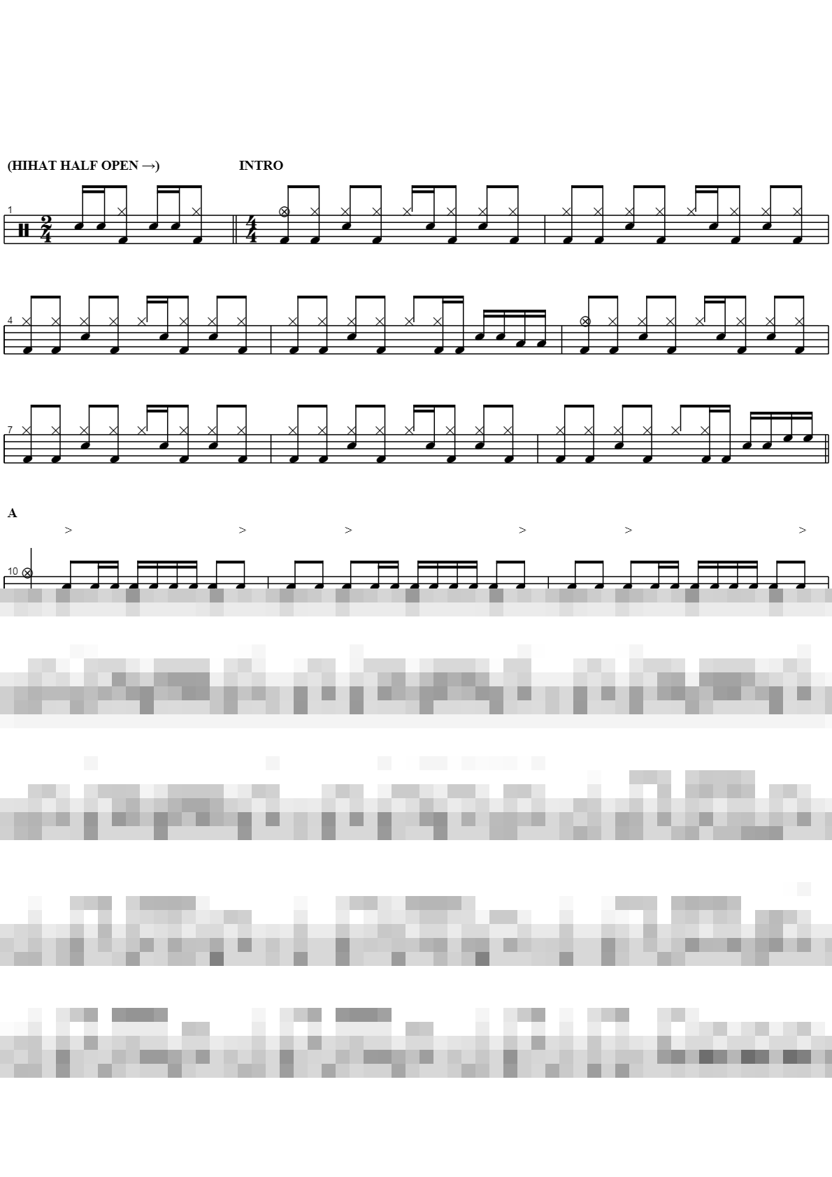 Turn It Off Sheet Music Preview