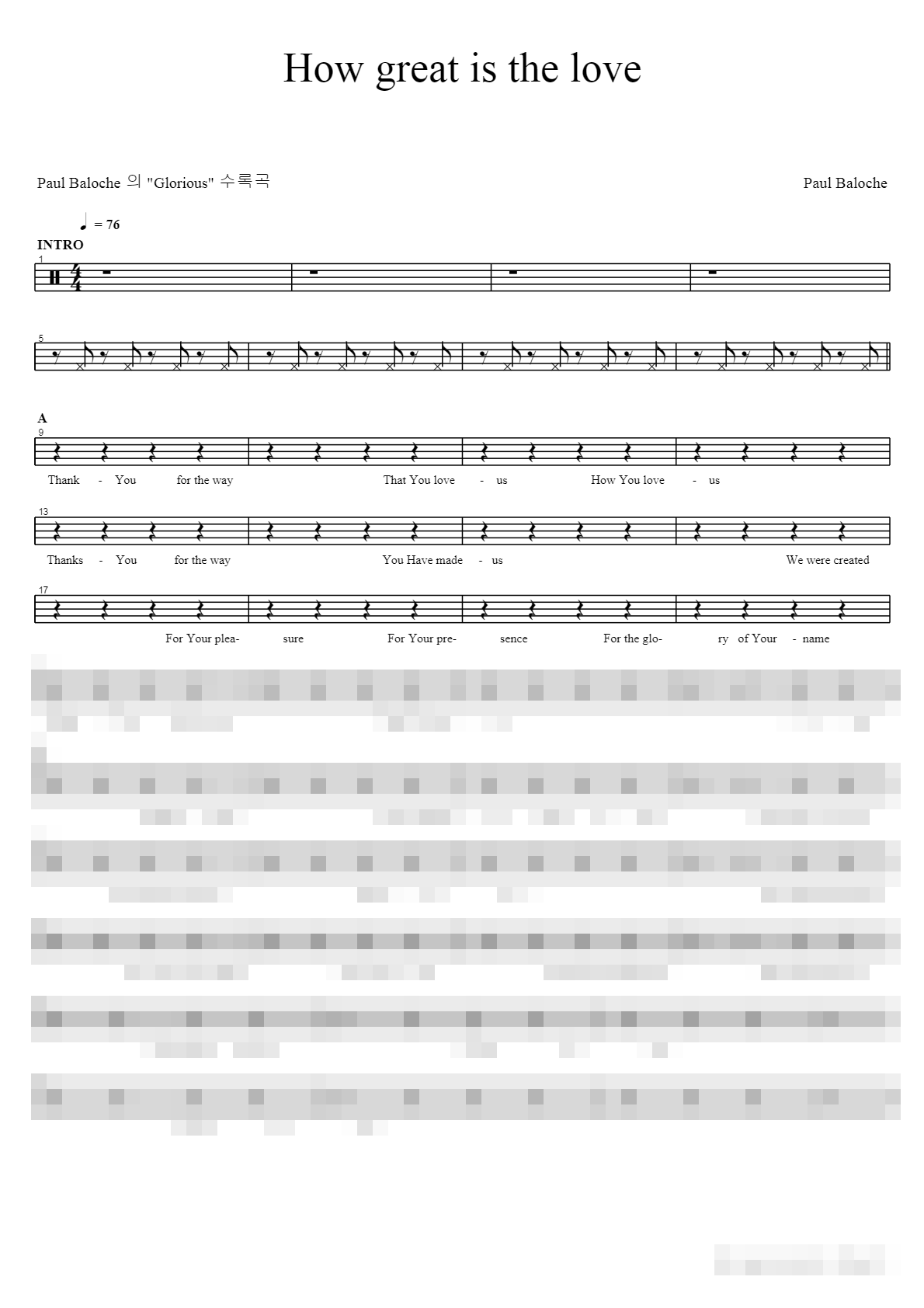 How great is the Love Sheet Music Preview