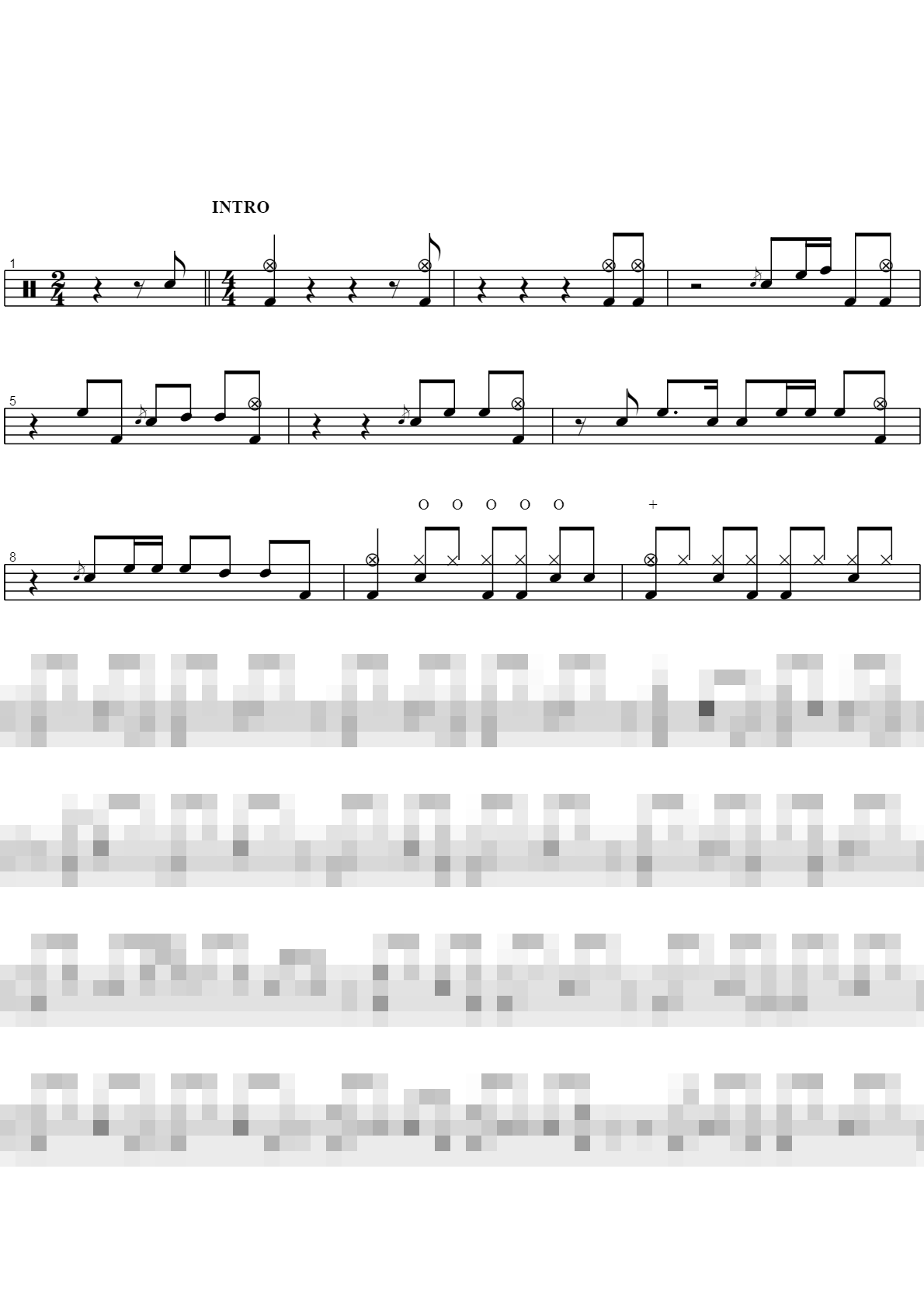 Modern Drummer Festival 2000 DRUM SOLO Sheet Music Preview