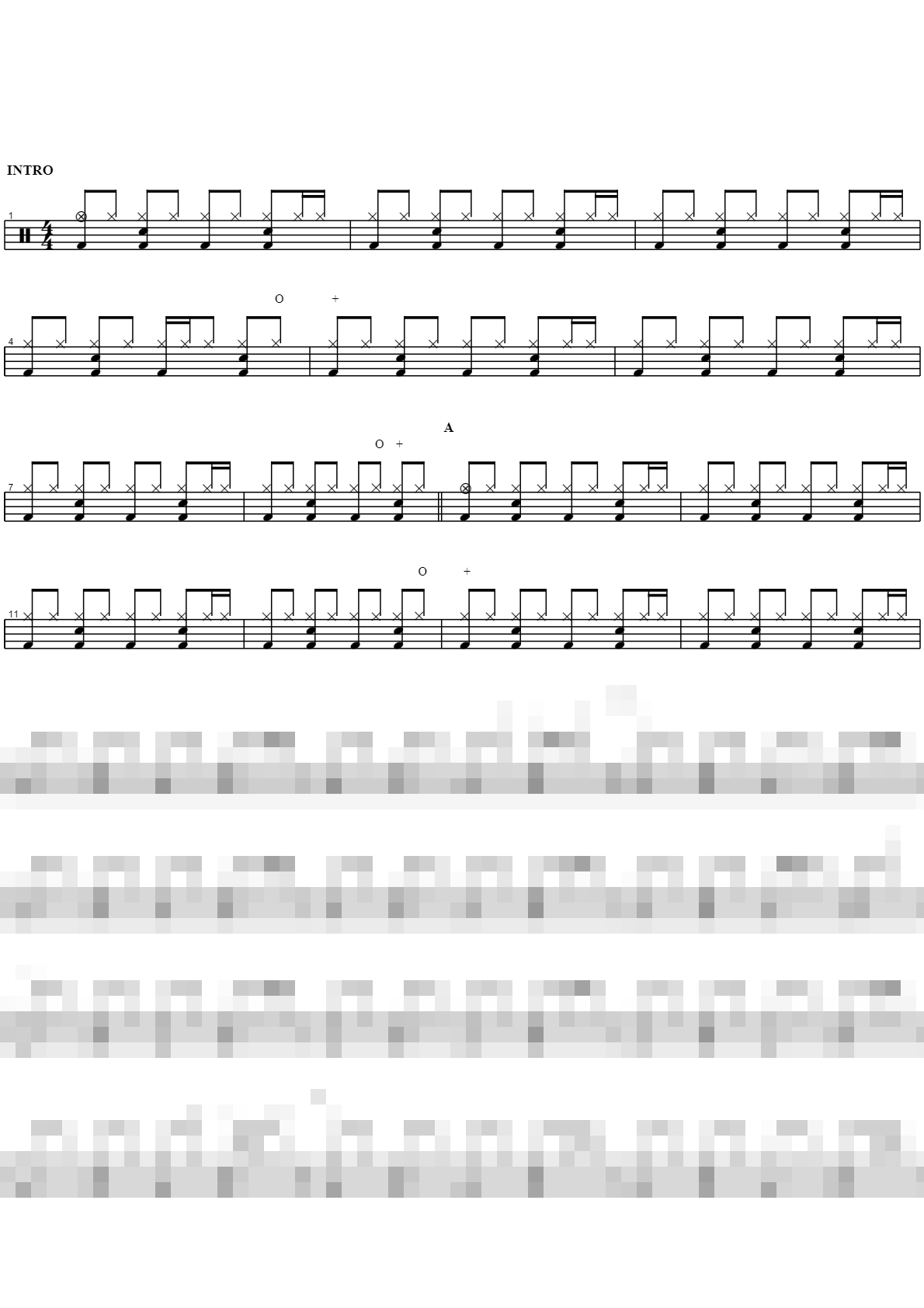 Get lucky Sheet Music Preview