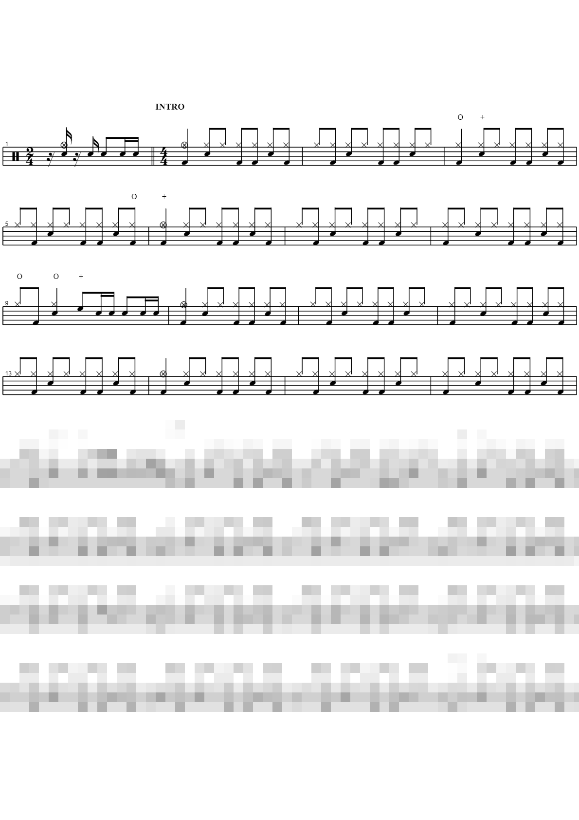 You Dont Care About Us Sheet Music Preview