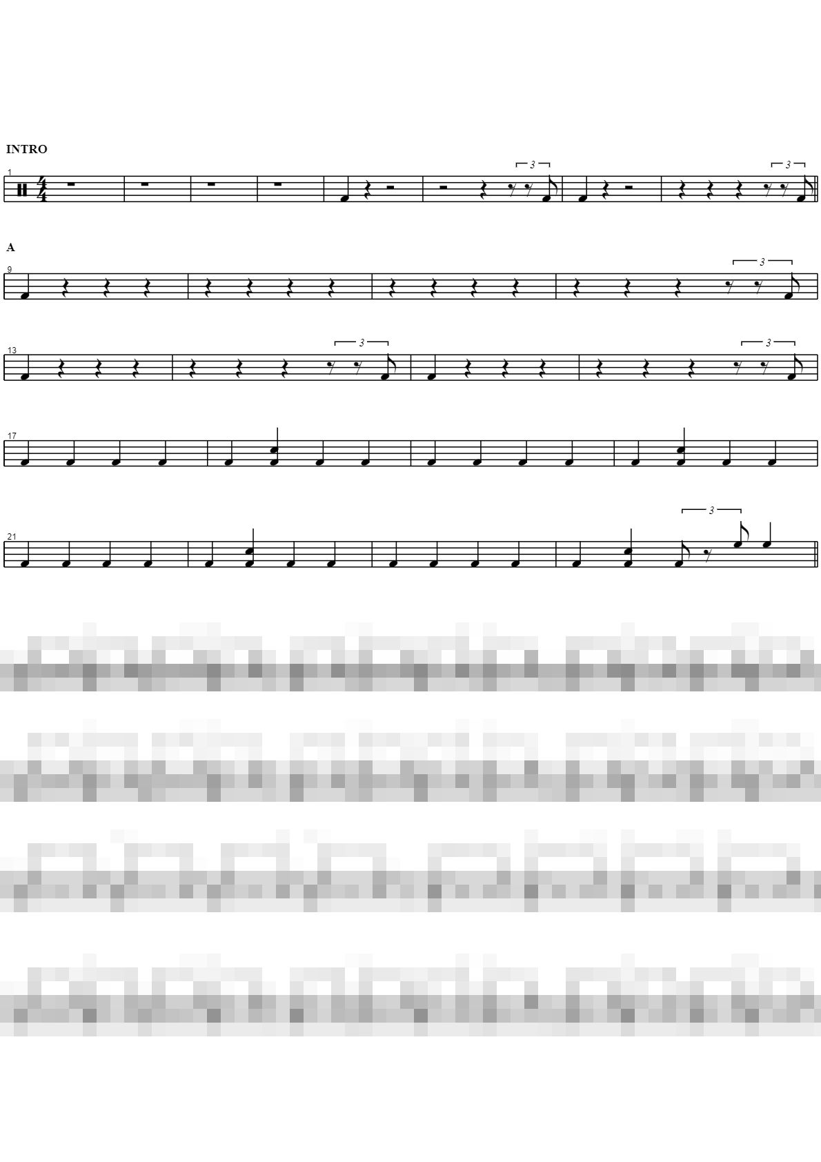 Faster Sheet Music Preview