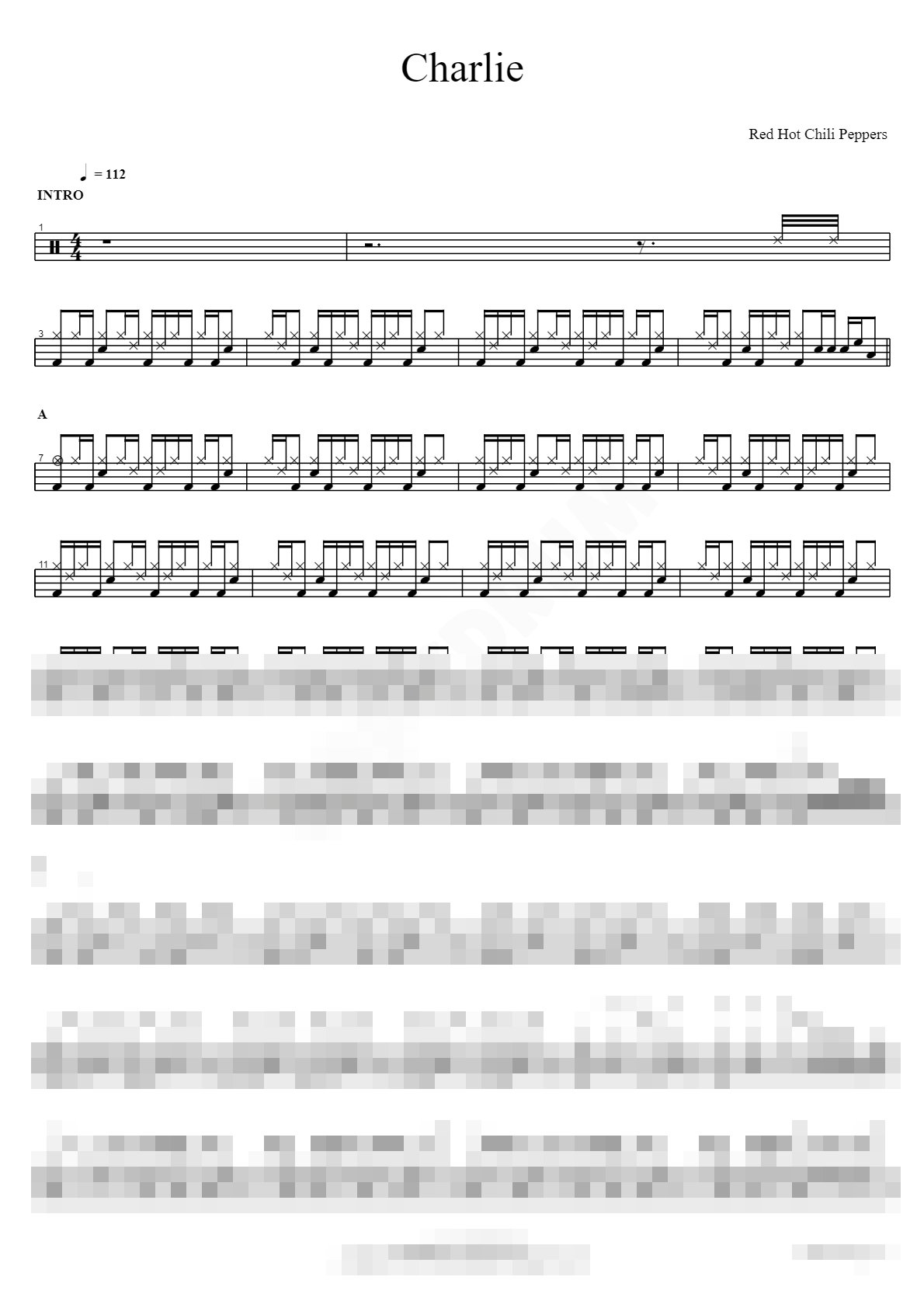 Charlie Sheet Music Preview