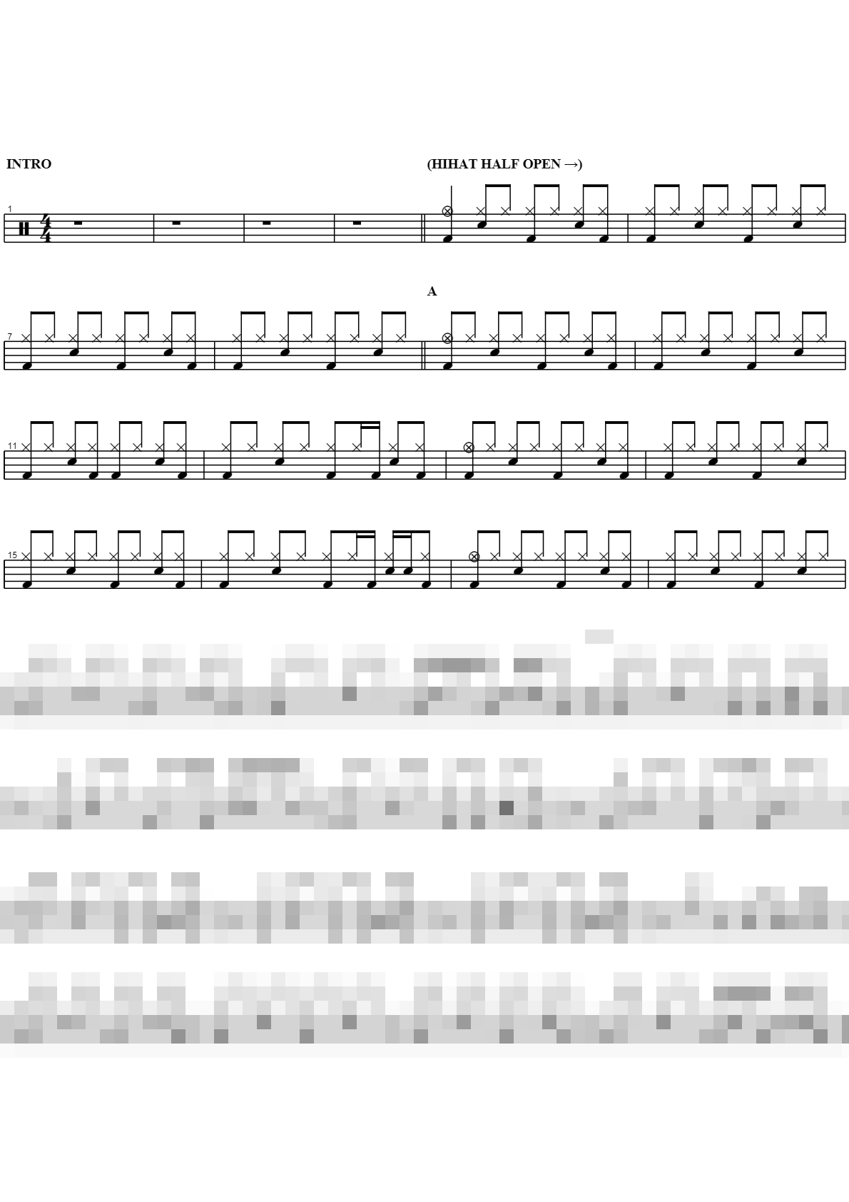 Coffee Shop Sheet Music Preview
