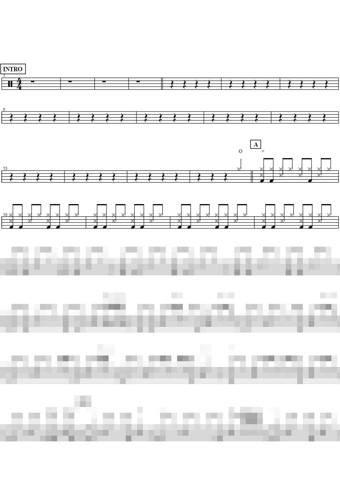 Otherside Sheet Music Preview