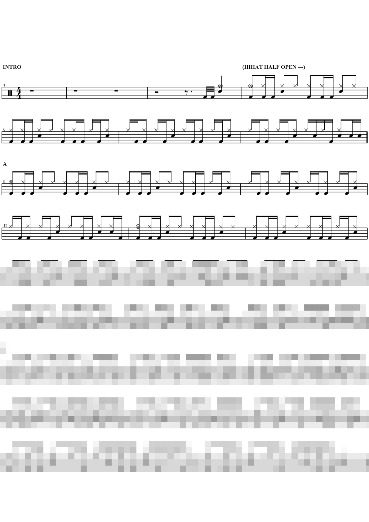 Readymade Sheet Music Preview