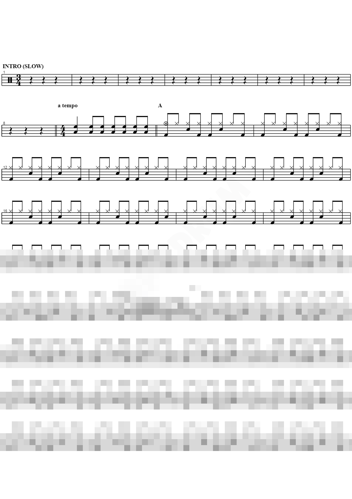 A Lover's Concerto Sheet Music Preview