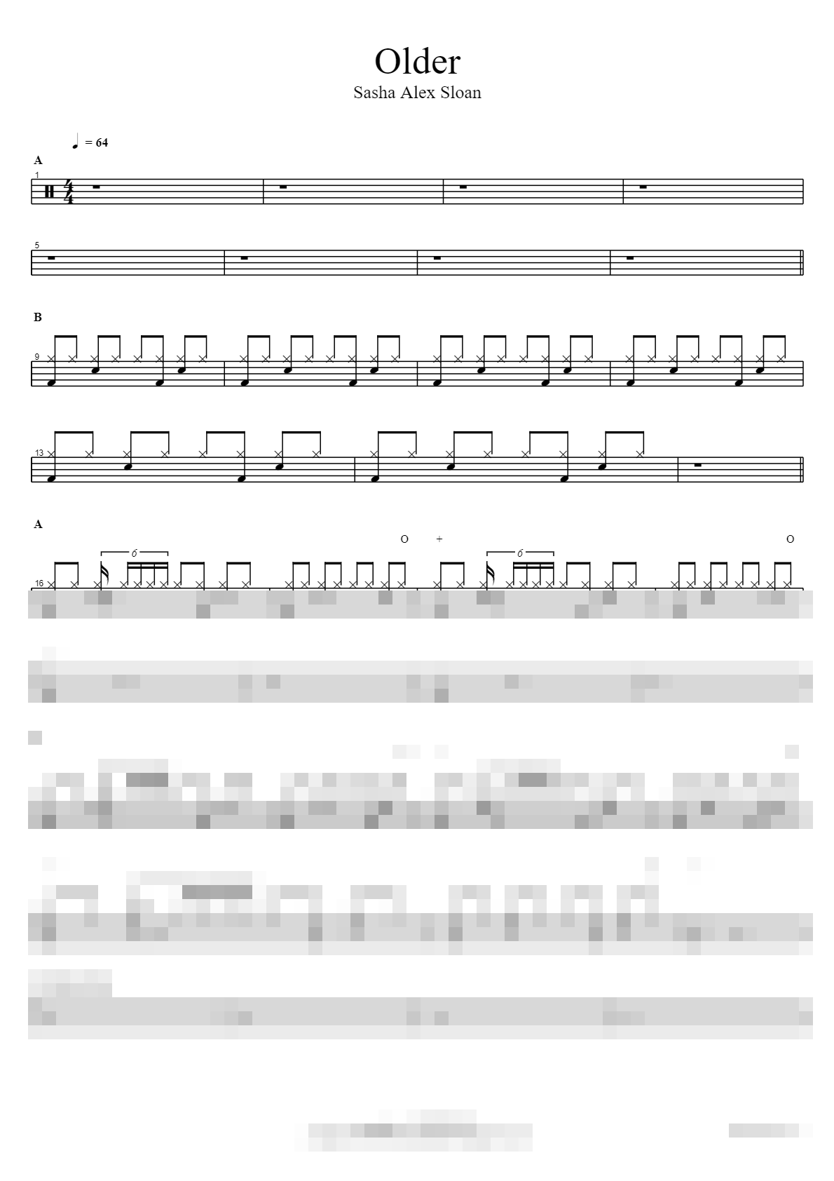 Older Sheet Music Preview